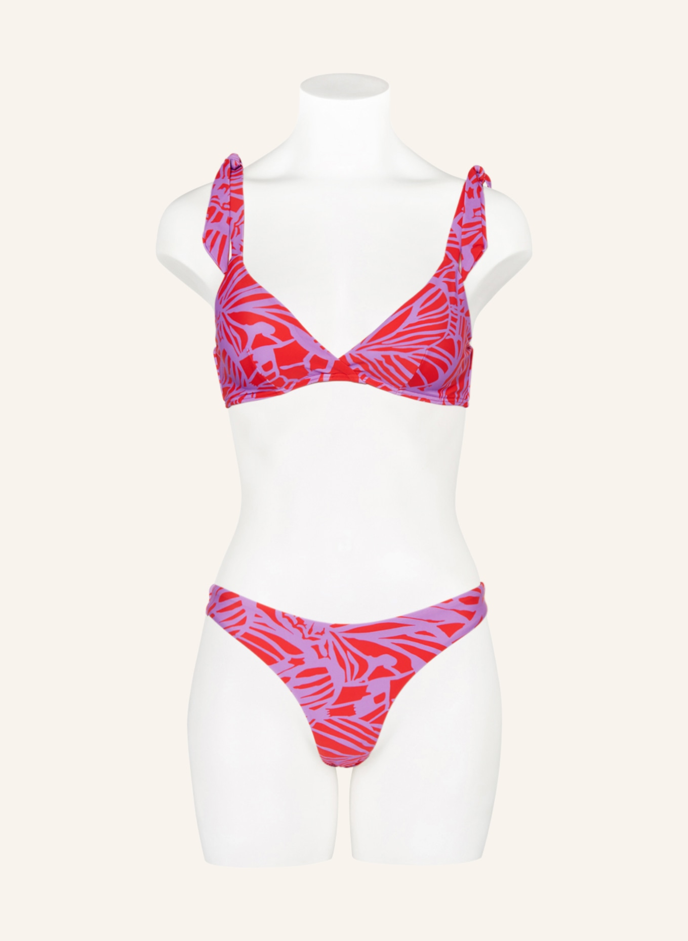 Hot Stuff Brazilian-Bikini-Hose, Farbe: LILA/ ROT (Bild 2)