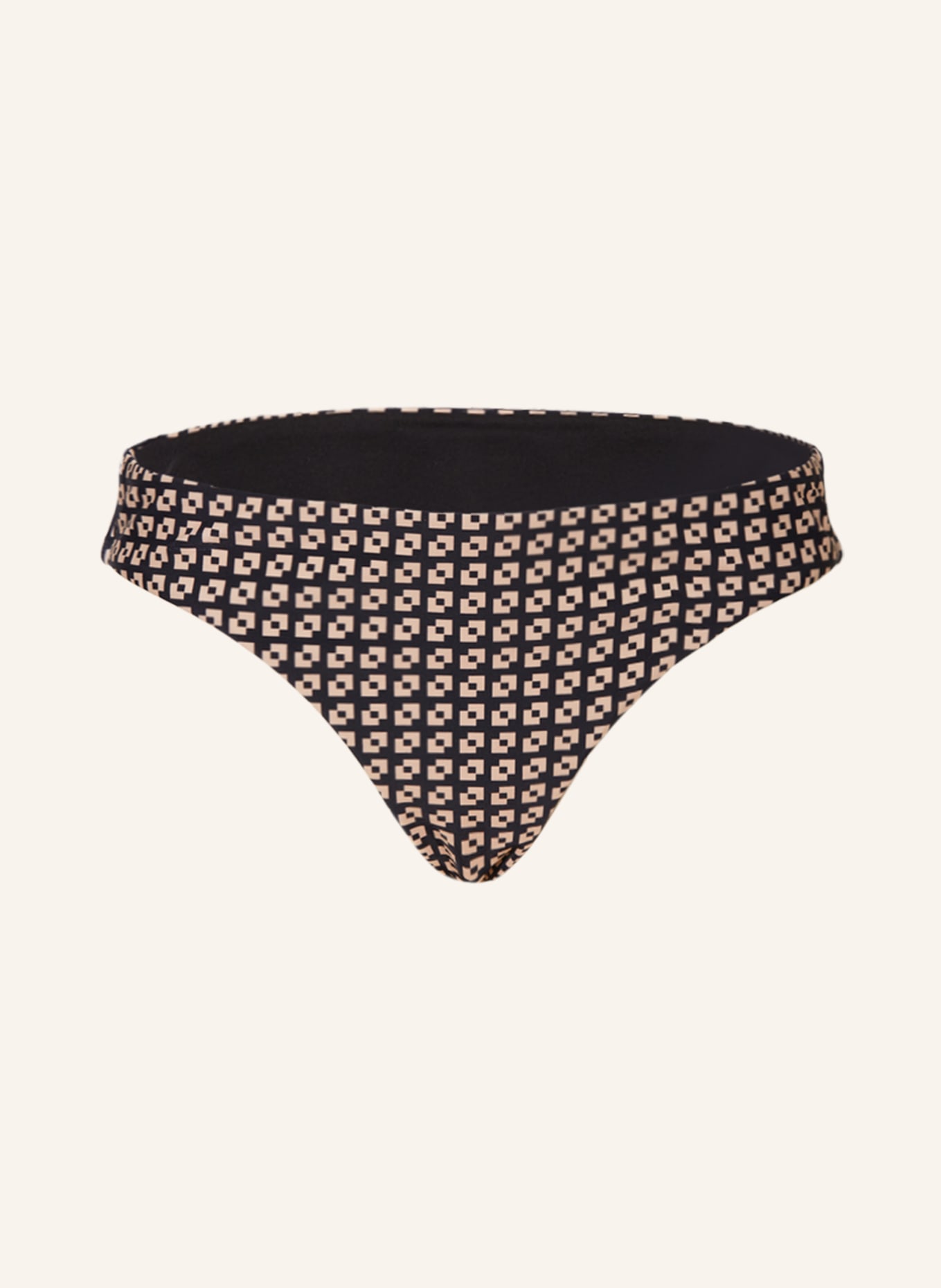 Hot Stuff Basic-Bikini-Hose, Farbe: SCHWARZ/ BEIGE (Bild 1)