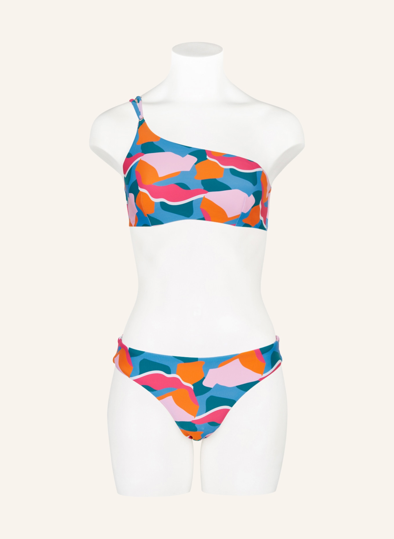 Hot Stuff Basic-Bikini-Hose, Farbe: PINK/ HELLBLAU/ ORANGE (Bild 2)