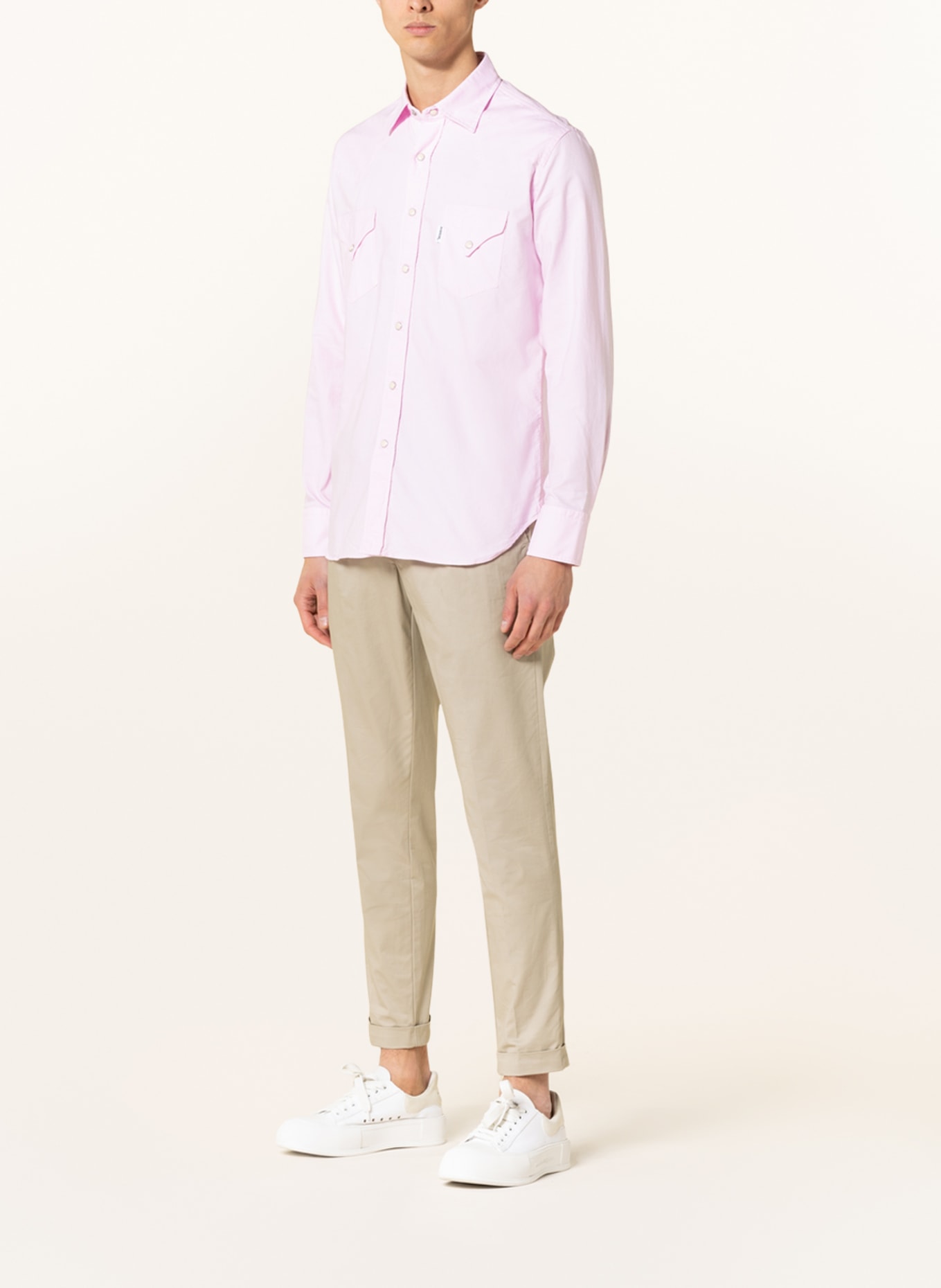 DOPPIAA Shirt AARIOSTO slim fit, Color: PINK (Image 2)