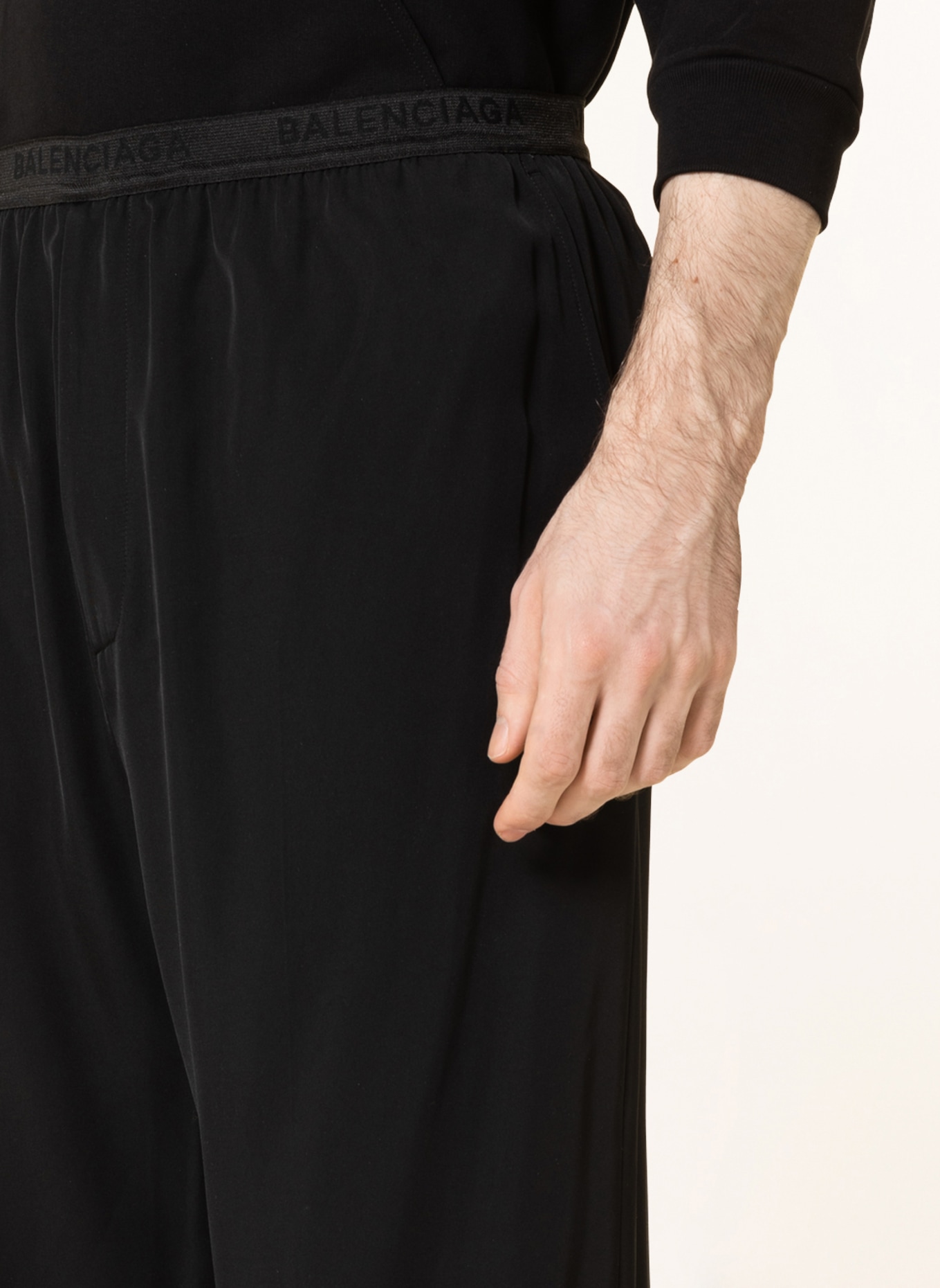 BALENCIAGA Spodnie, Kolor: CZARNY (Obrazek 5)