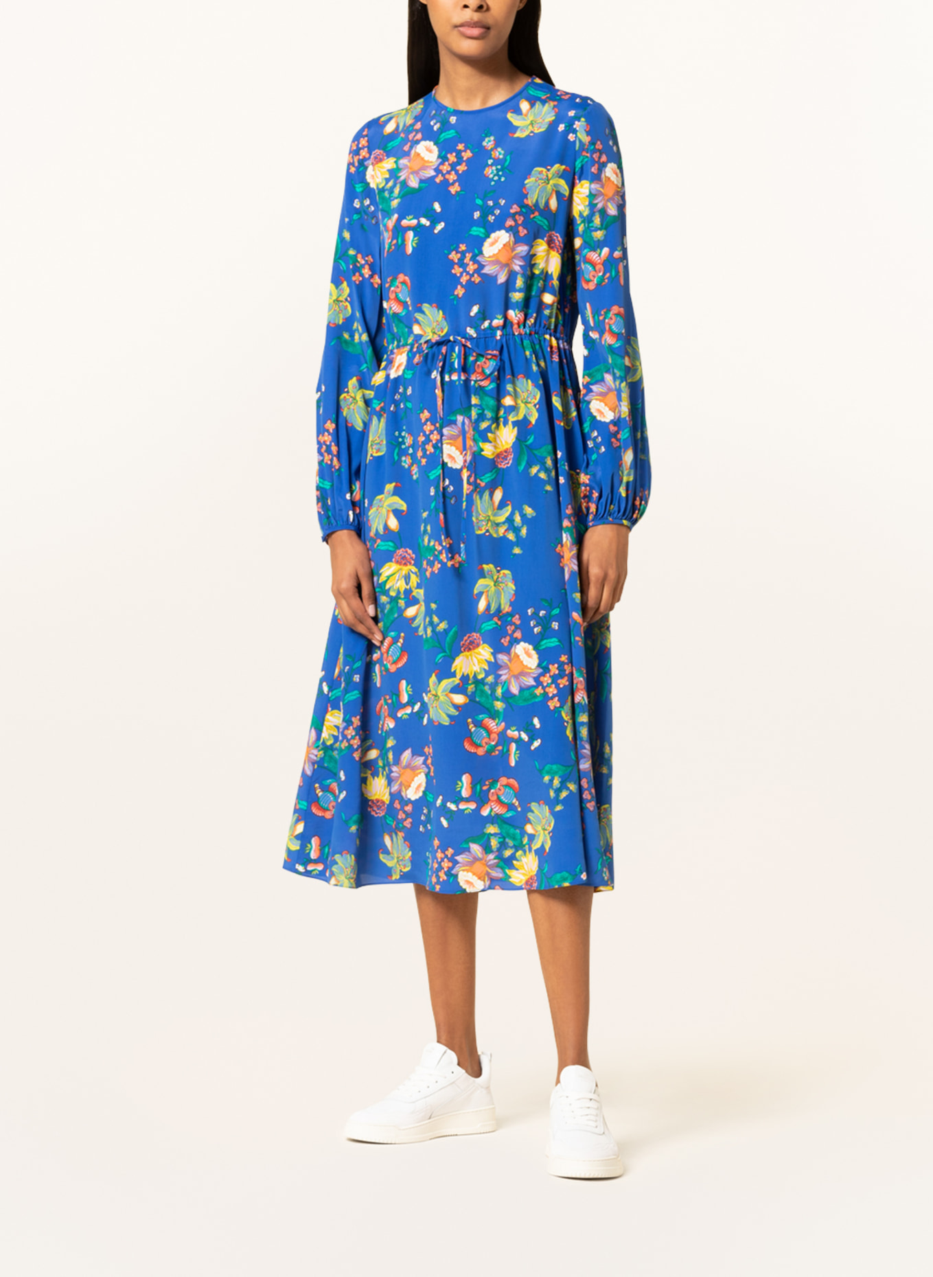 DIANE VON FURSTENBERG Kleid SYDNEY mit Seide, Farbe: BLAU (Bild 2)