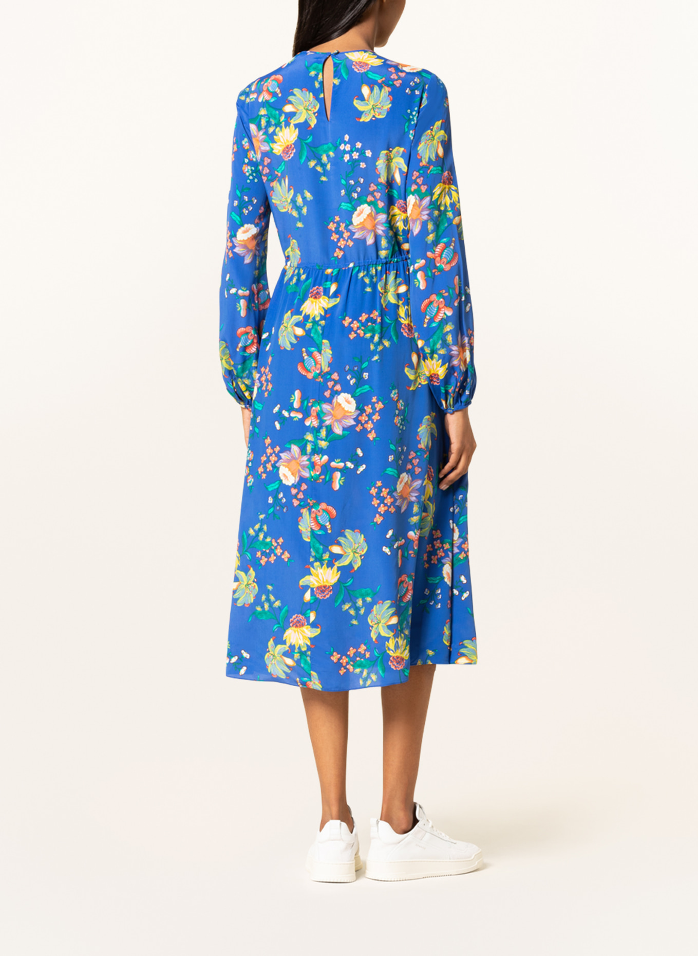 DIANE VON FURSTENBERG Dress SYDNEY with silk, Color: BLUE (Image 3)