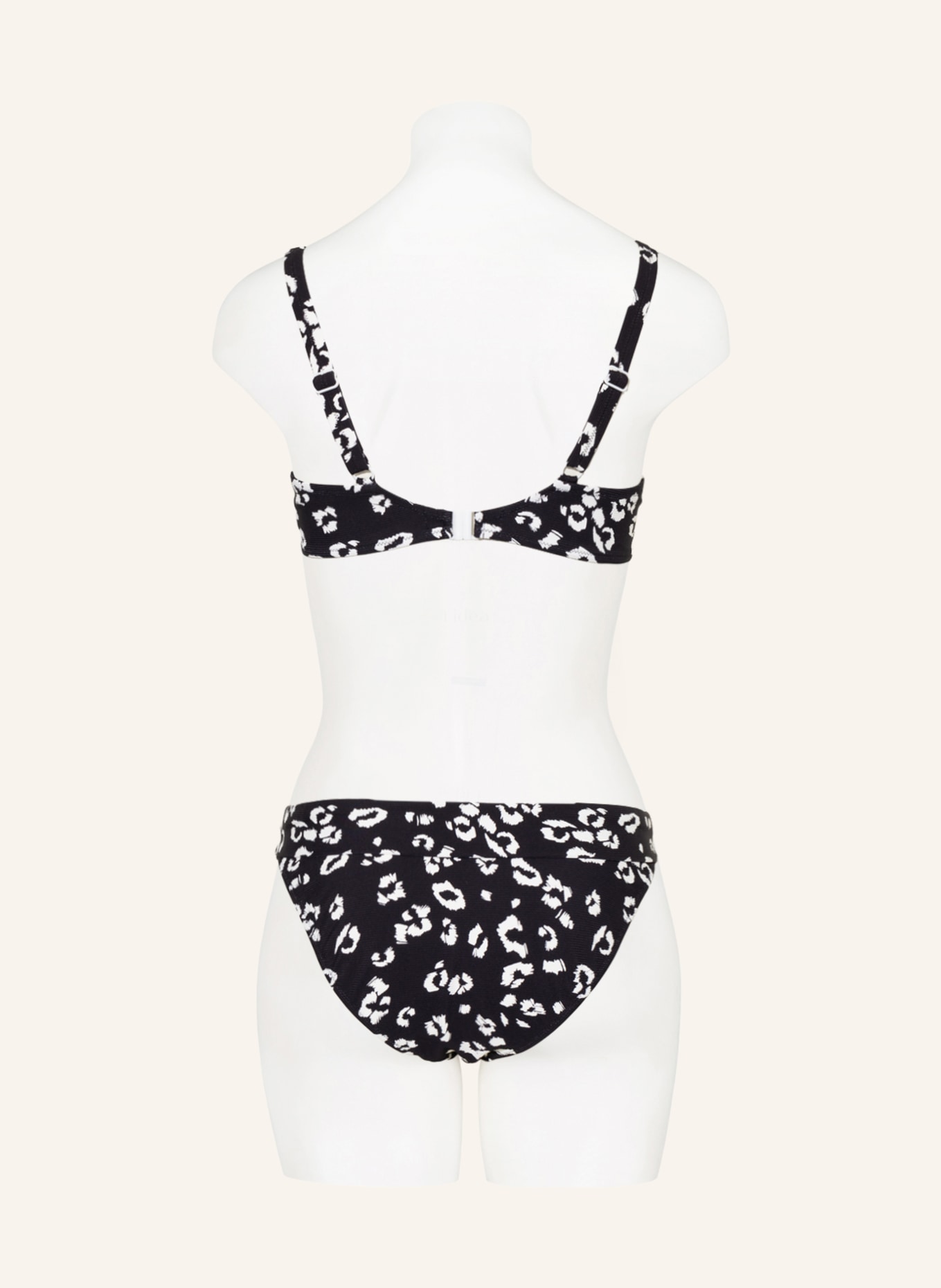 Lidea Underwired bikini top ILLUSIONS, Color: BLACK/ WHITE (Image 3)