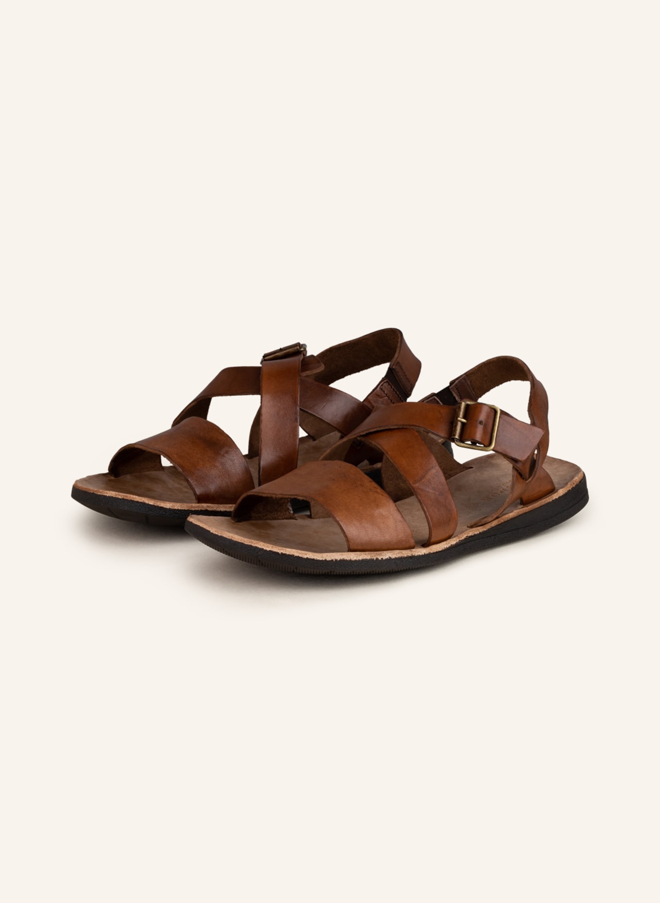 BRADOR Sandals TCAPO, Color: BROWN (Image 1)