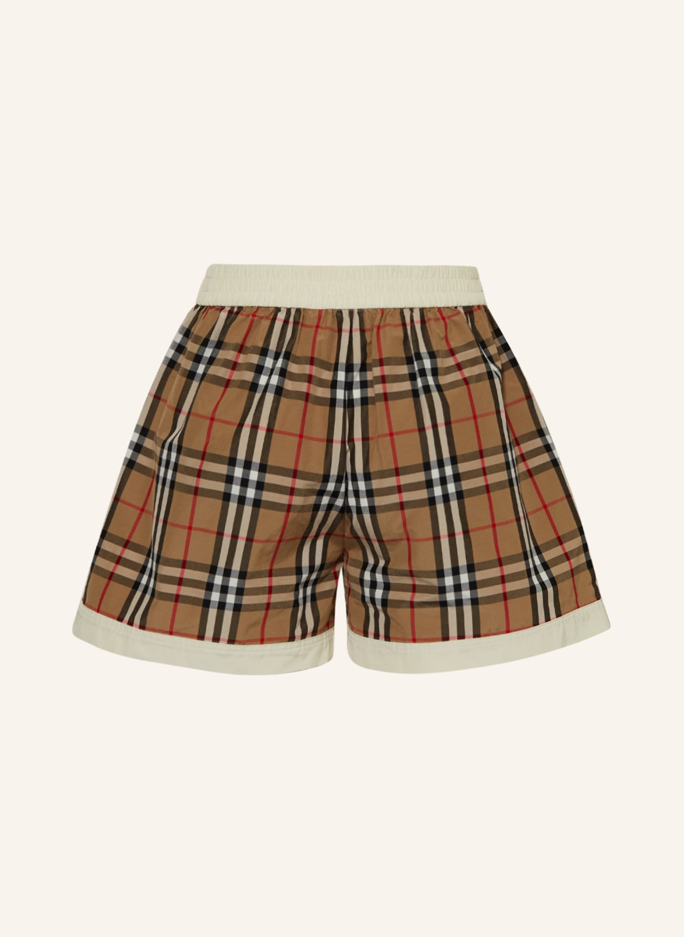 BURBERRY Shorts, Farbe: CREME/ BEIGE/ SCHWARZ (Bild 2)