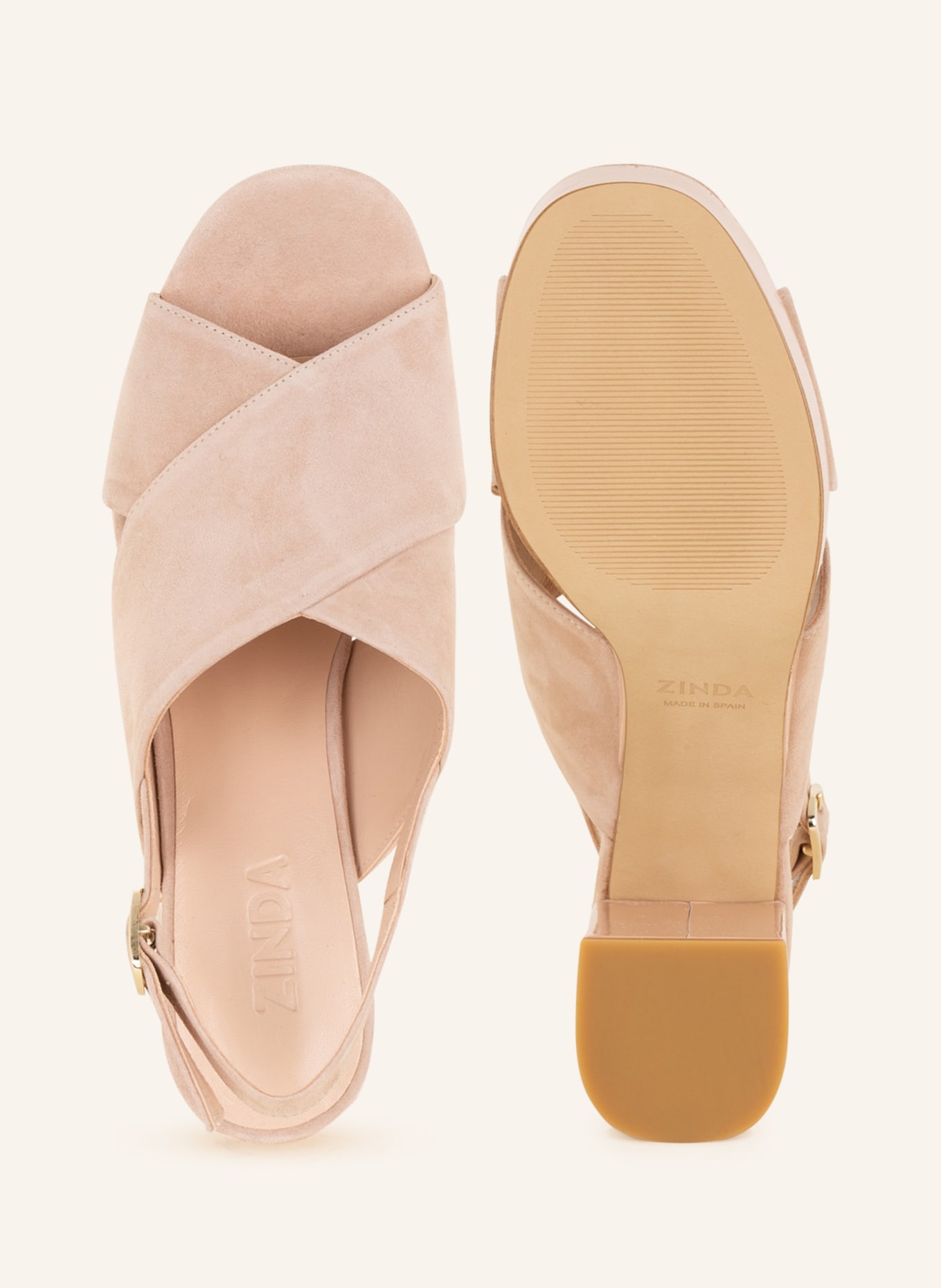 ZINDA Platform sandals, Color: ROSE (Image 5)