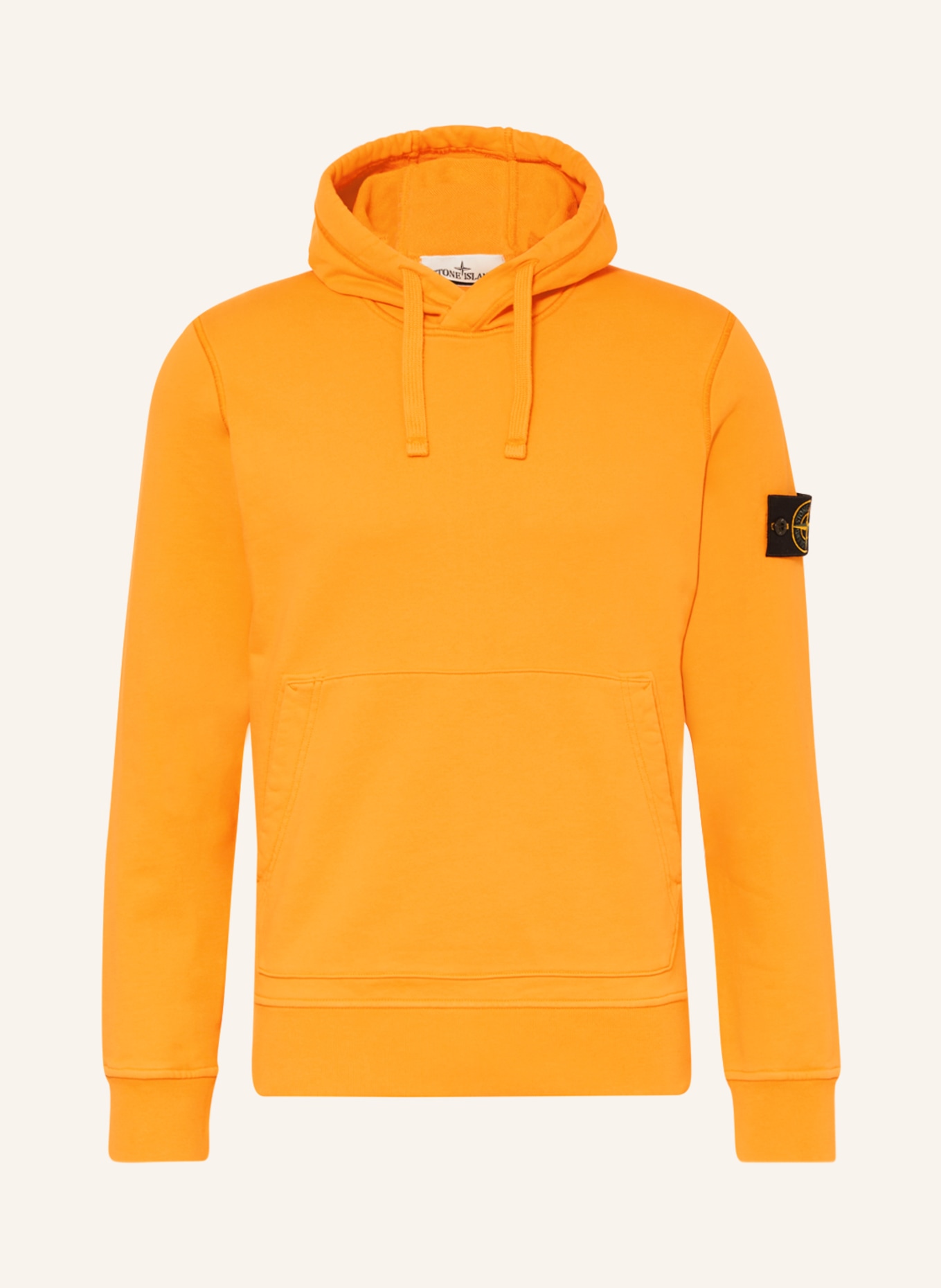 Stone island yellow hoodie outlet