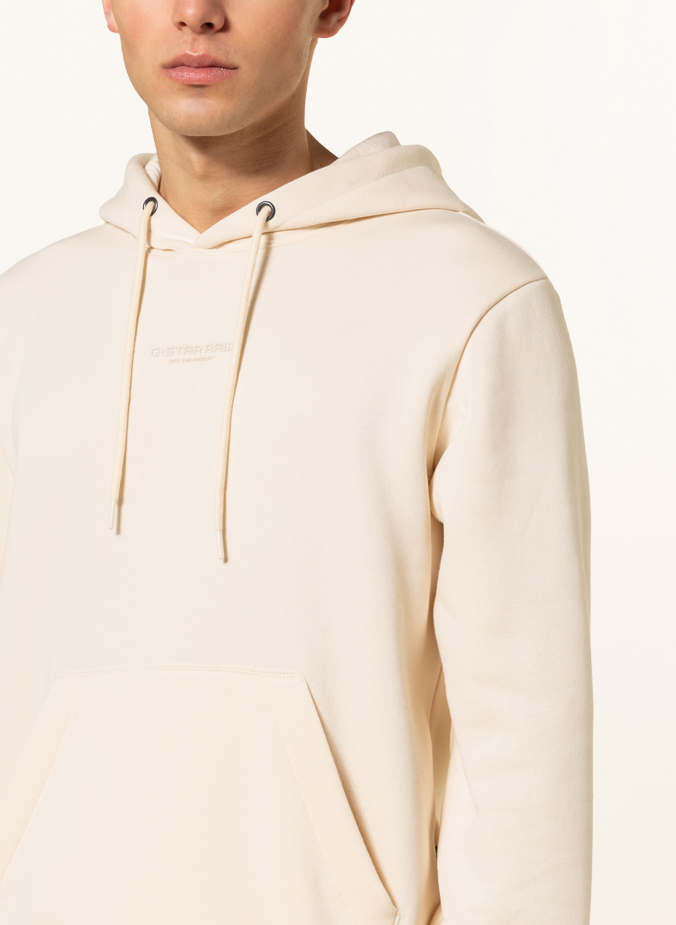 White g star raw hoodie best sale