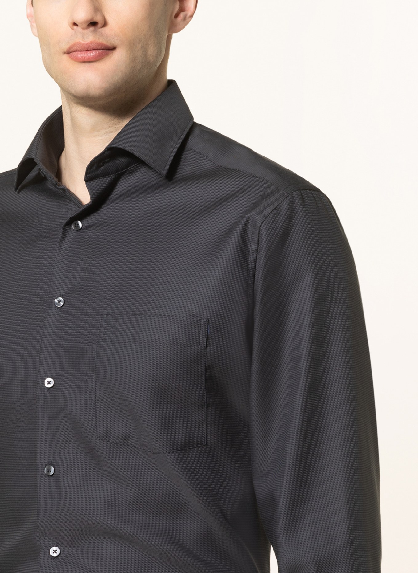 ETERNA Shirt modern fit, Color: DARK GRAY (Image 4)