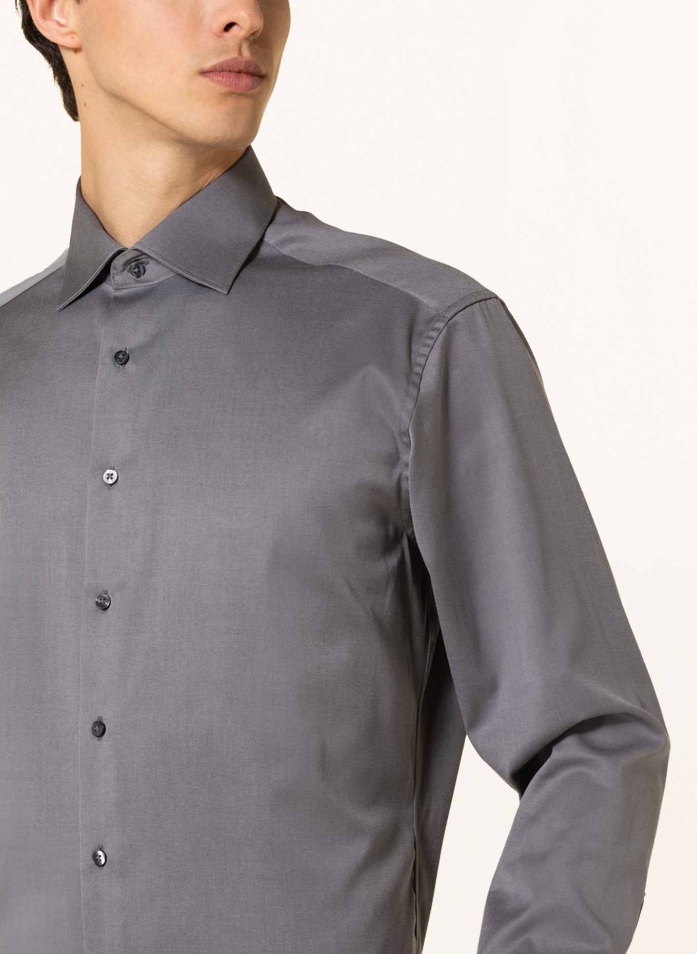 ETERNA Shirt modern fit, Color: GRAY (Image 4)
