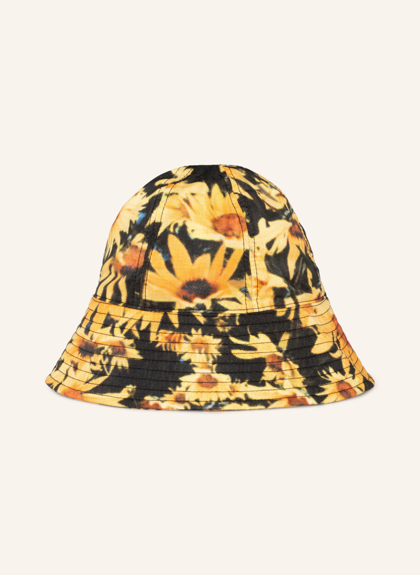 JIL SANDER Bucket hat, Color: DARK YELLOW/ BLACK (Image 2)