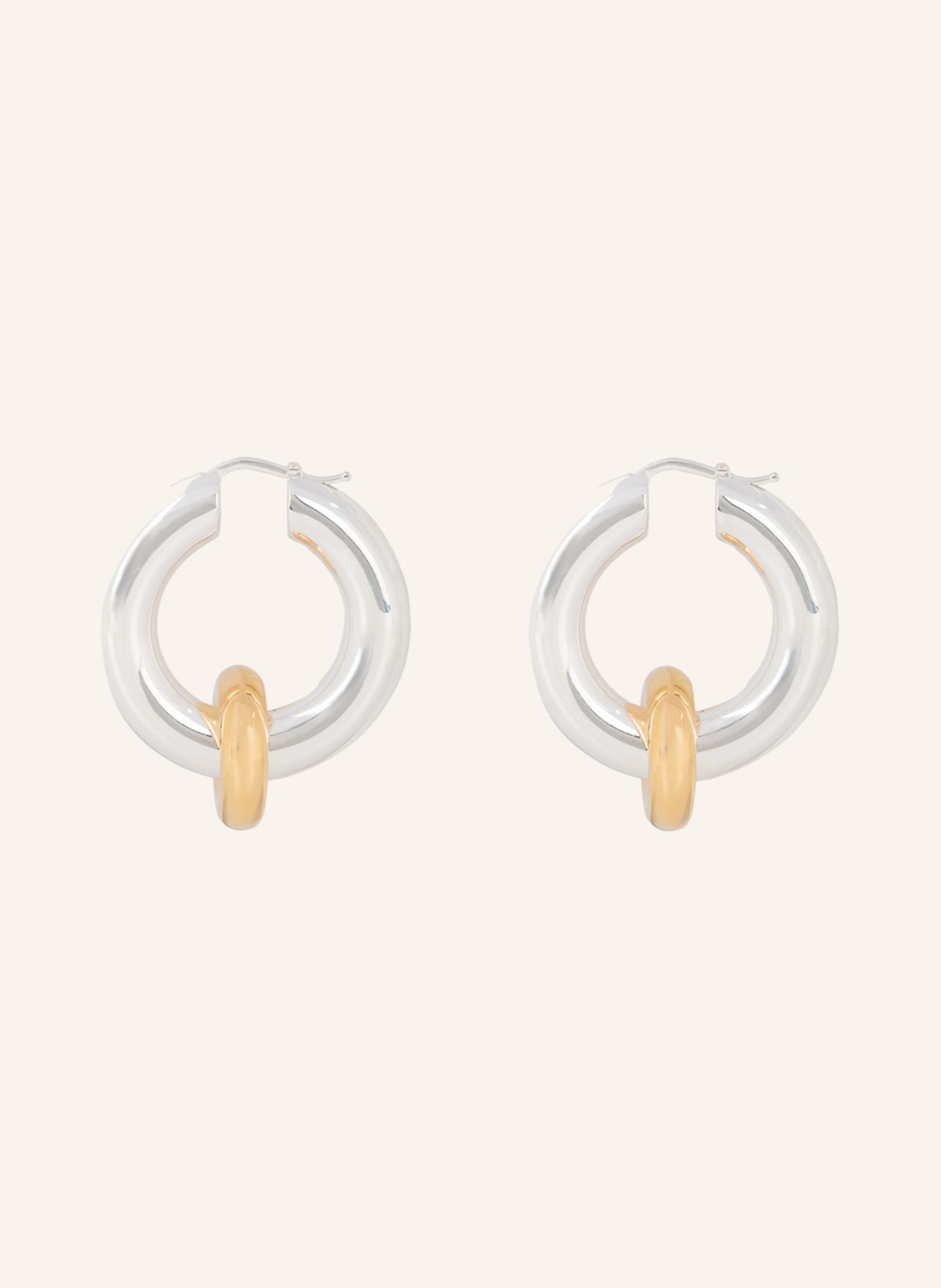 JIL SANDER Earrings, Color: GOLD/ SILVER (Image 2)