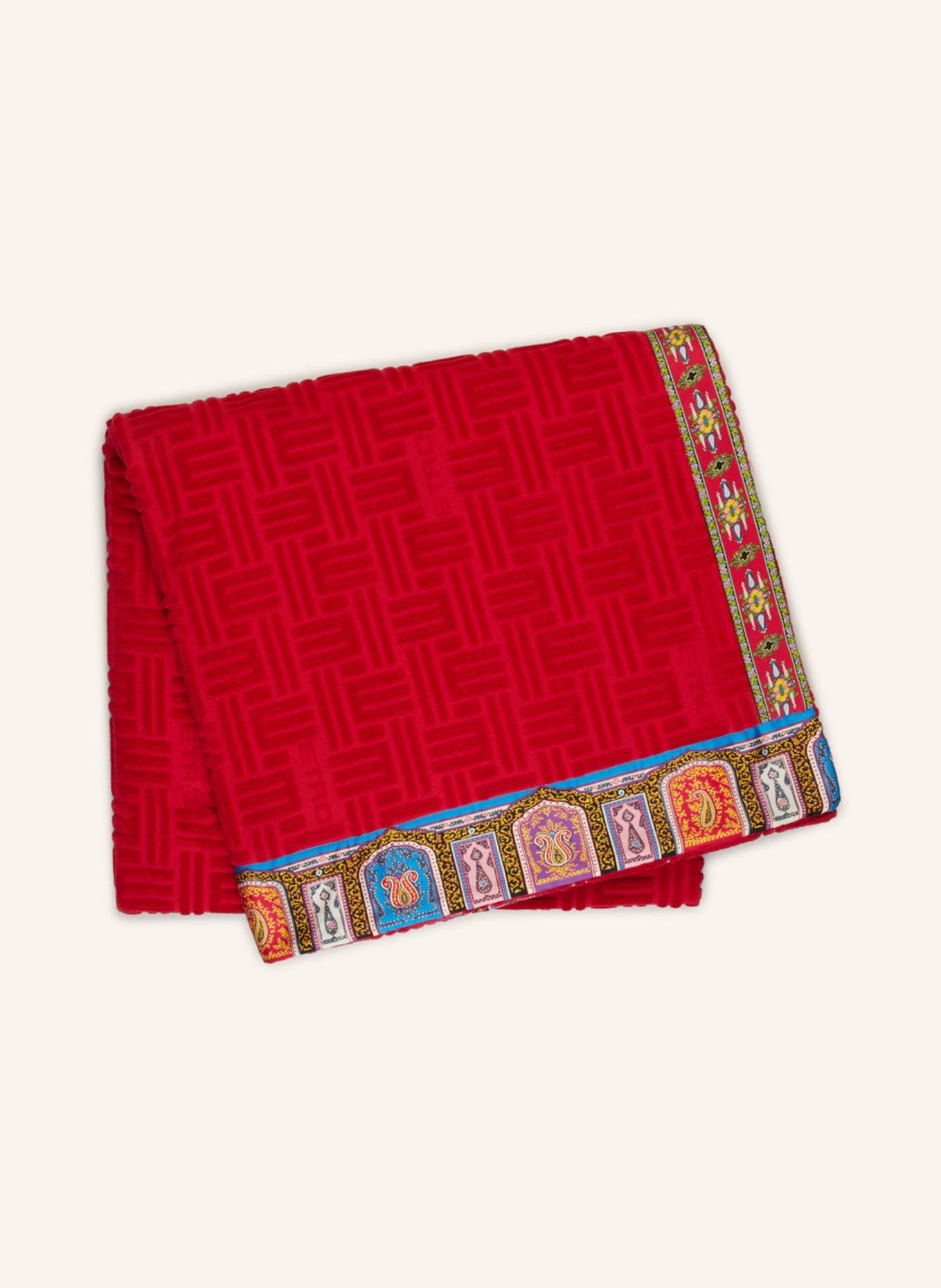 ETRO Home Bath towel, Color: DARK RED/ DARK BROWN/ YELLOW (Image 1)