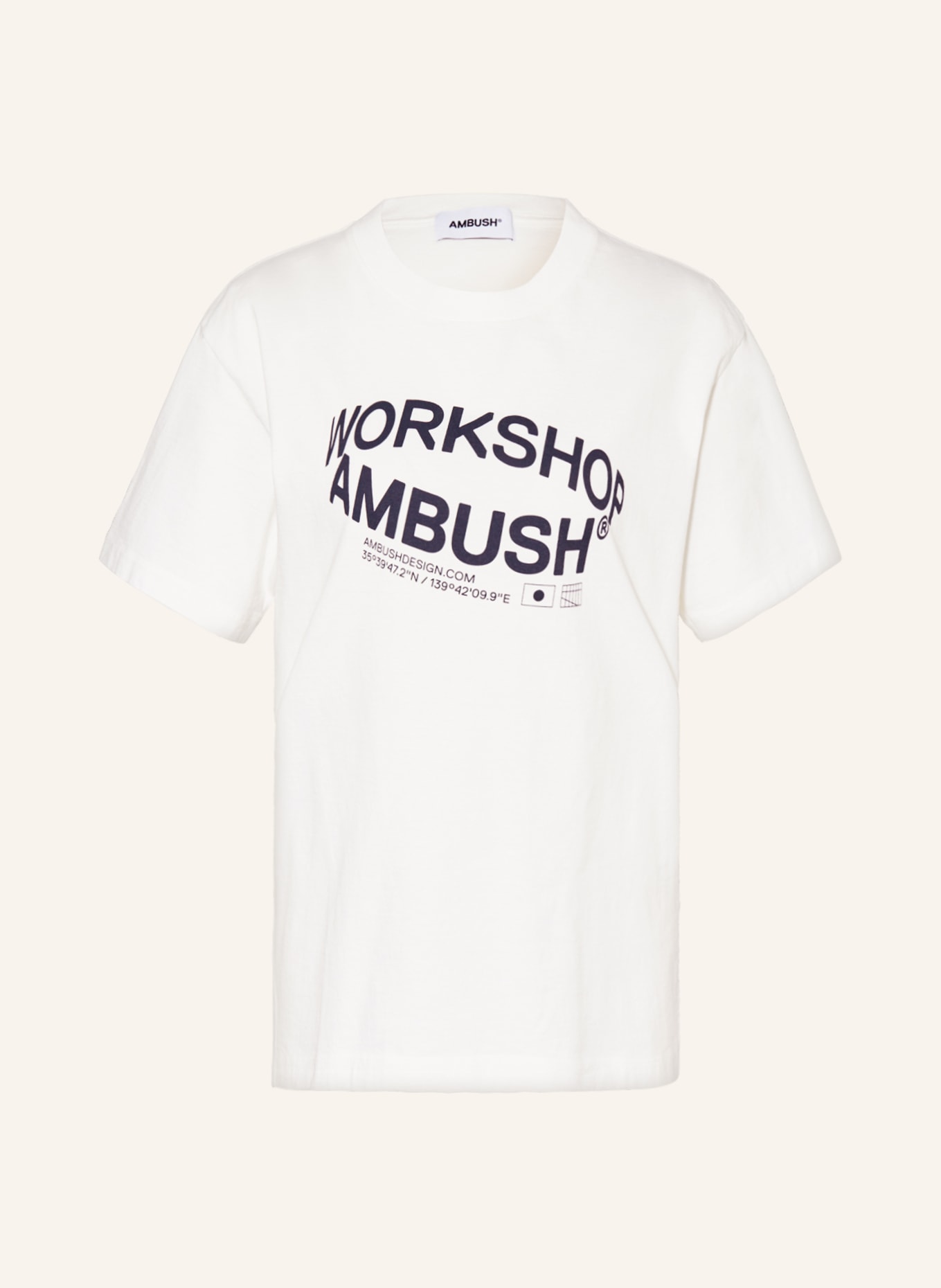 AMBUSH T-shirt, Kolor: BIAŁY (Obrazek 1)