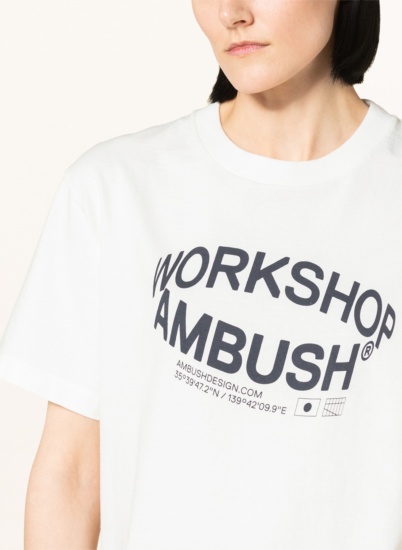 AMBUSH T-shirt, Color: WHITE (Image 4)