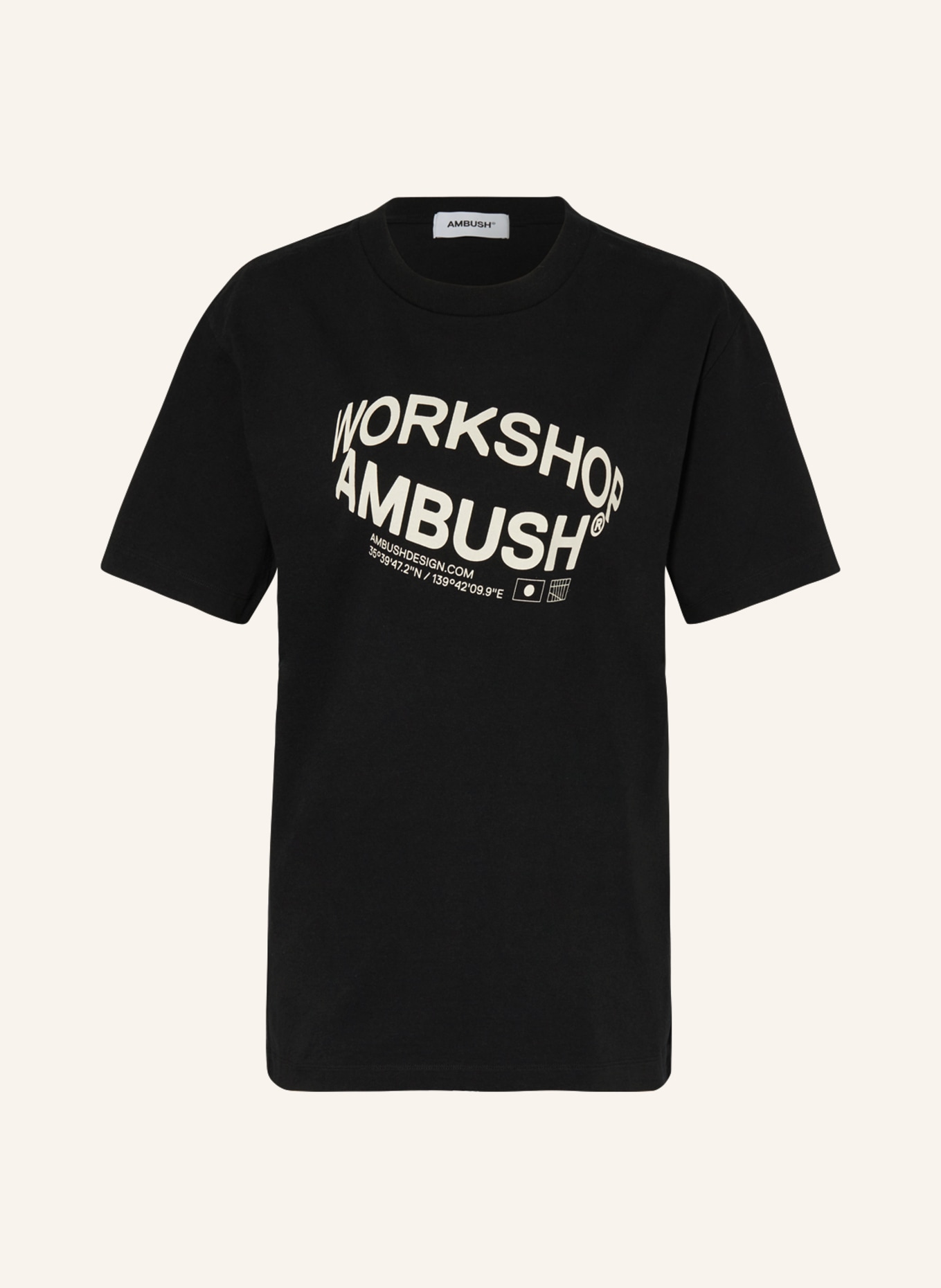 AMBUSH T-shirt, Kolor: CZARNY (Obrazek 1)