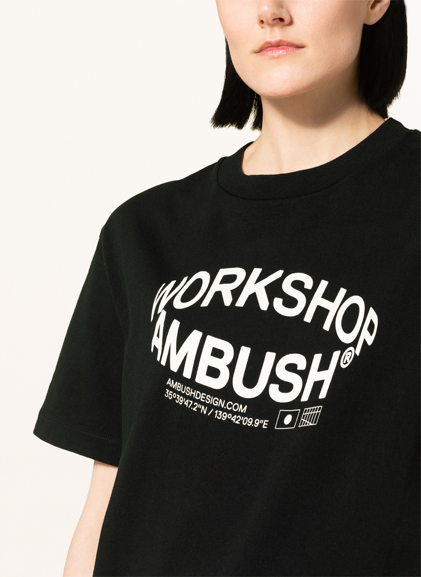 AMBUSH T-shirt, Color: BLACK (Image 4)