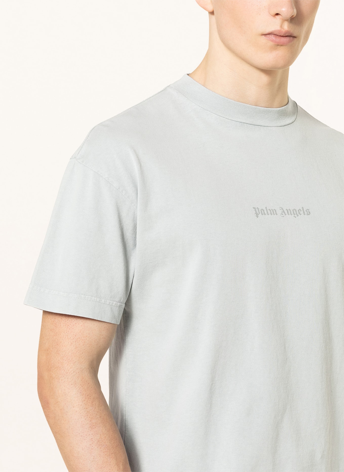 Palm Angels T-Shirt, Farbe: HELLGRAU (Bild 4)