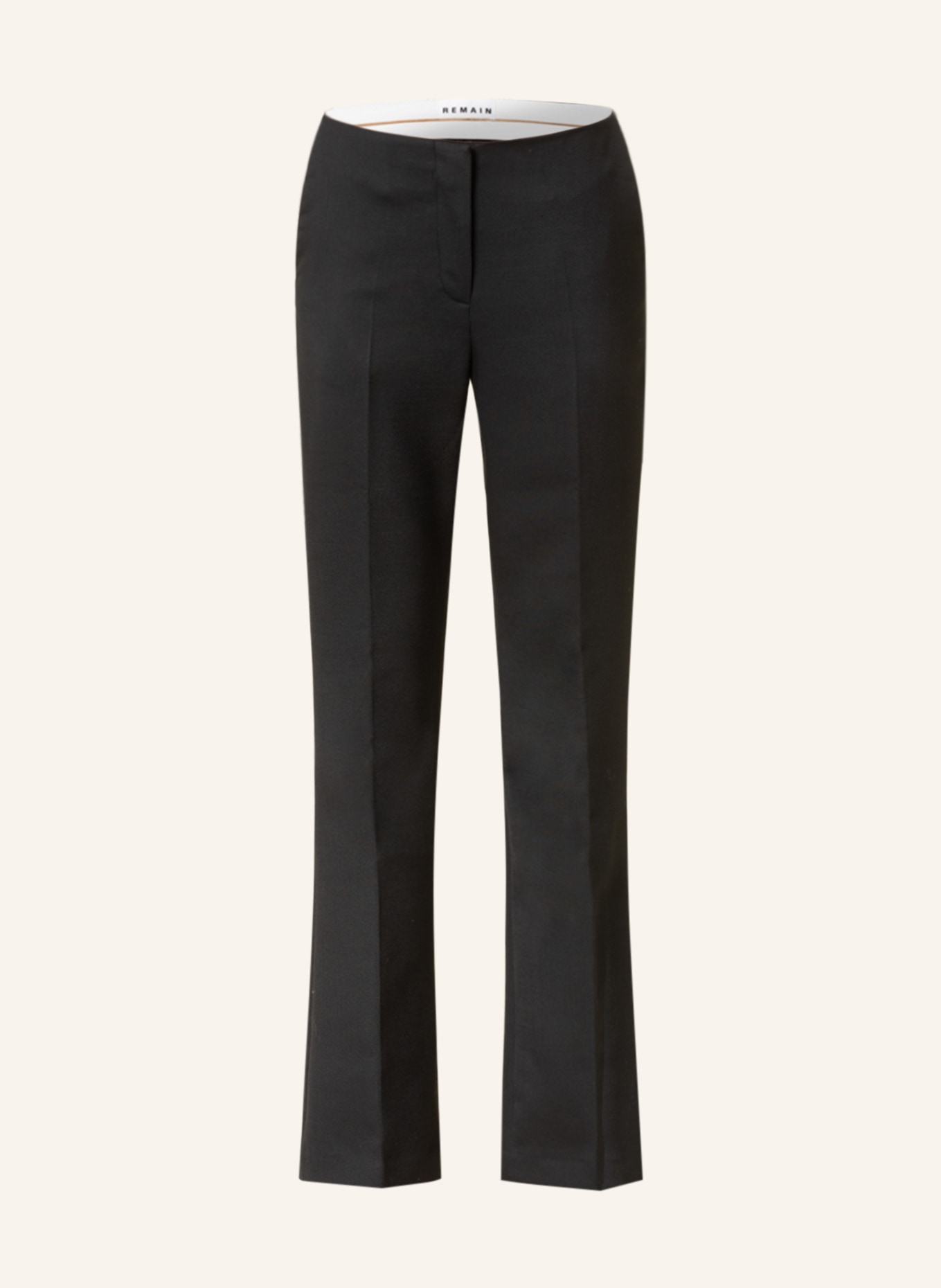 REMAIN Wide leg trousers, Color: BLACK (Image 1)