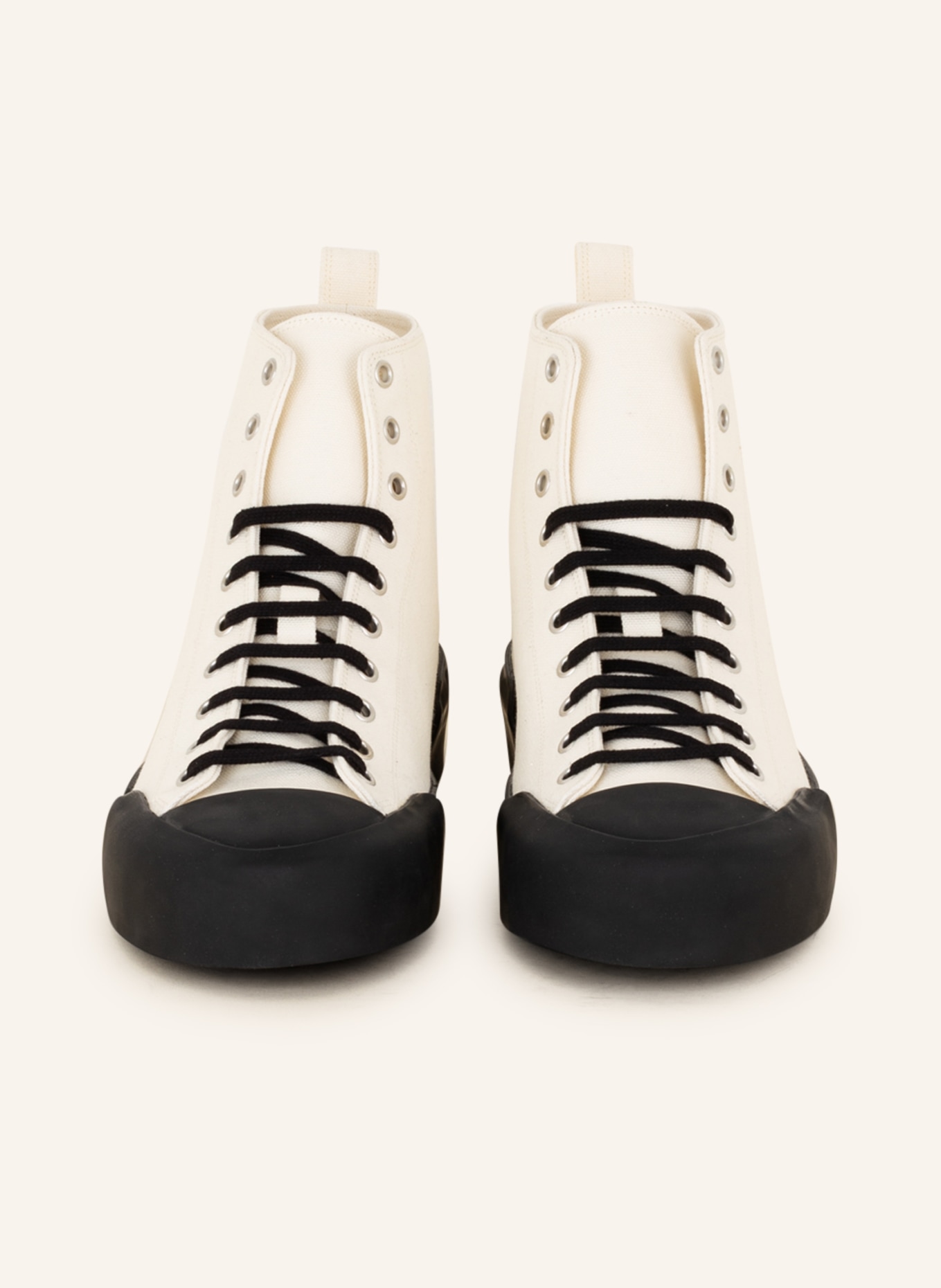JIL SANDER High-top sneakers, Color: BLACK/ WHITE (Image 3)