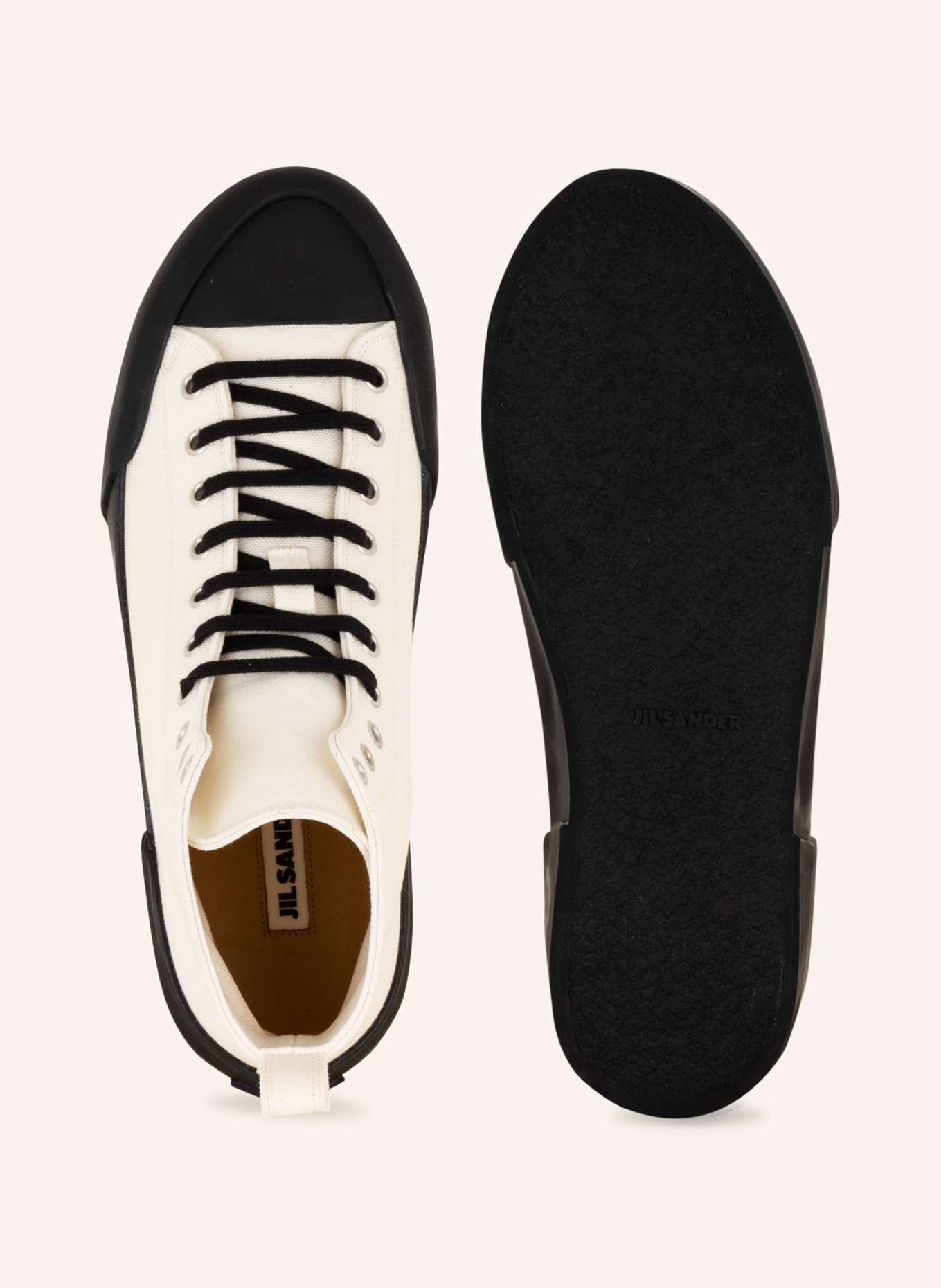 JIL SANDER High-top sneakers, Color: BLACK/ WHITE (Image 5)
