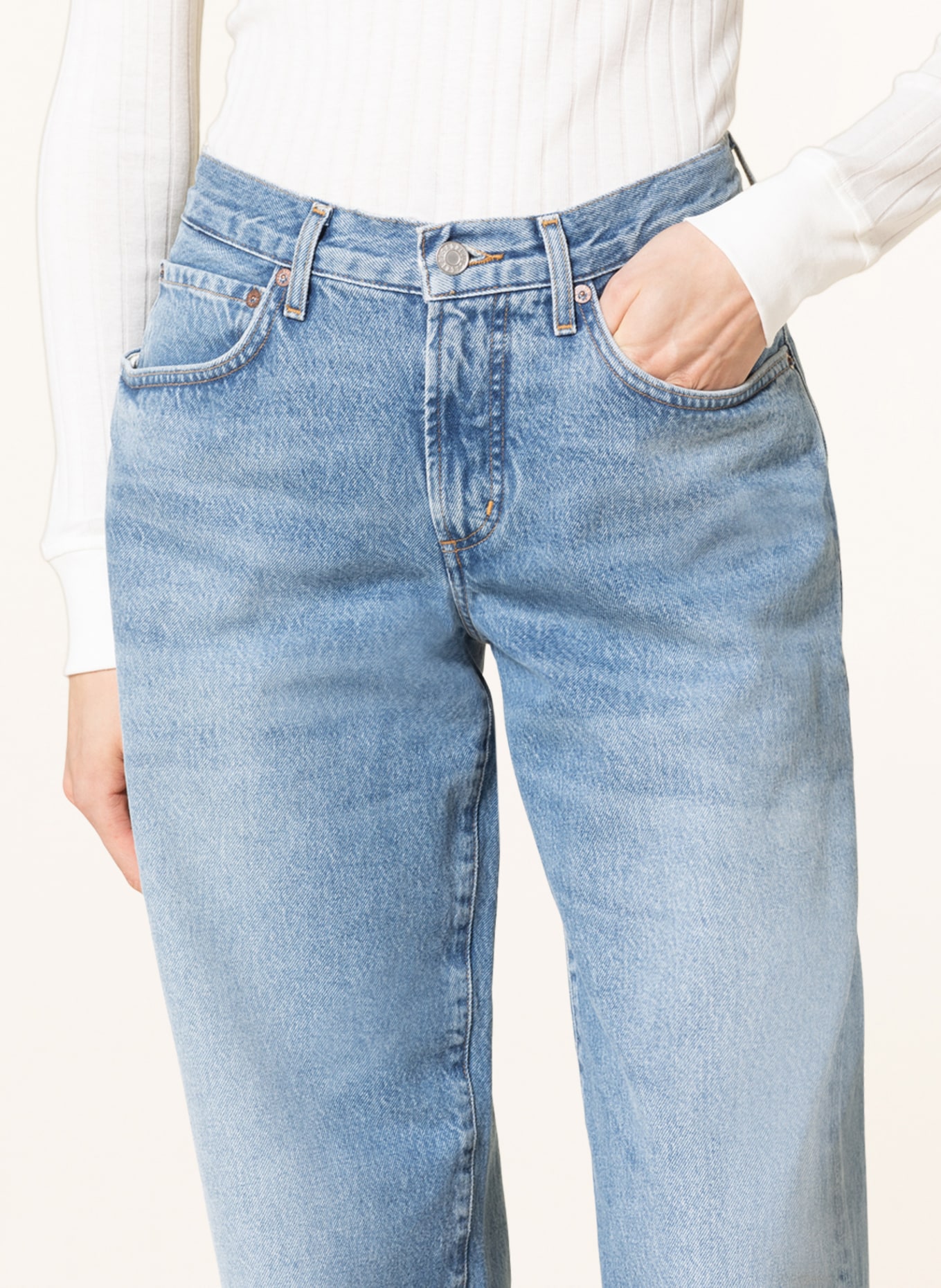 AGOLDE Straight Jeans FUSION, Farbe: renounce md vint indigo (Bild 5)