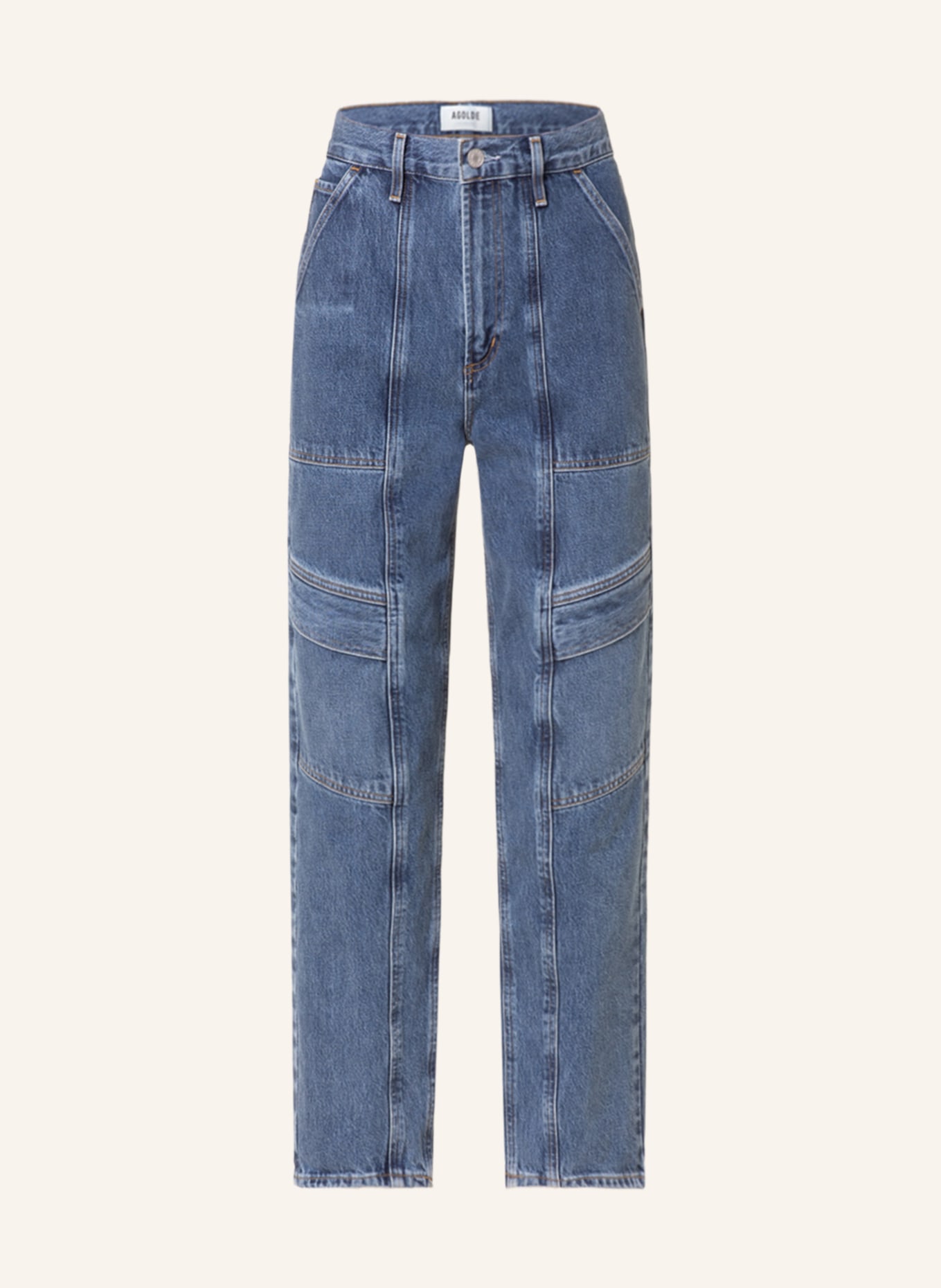 AGOLDE Cargo jeans COOPER, Color: regulation md red vint ind (Image 1)
