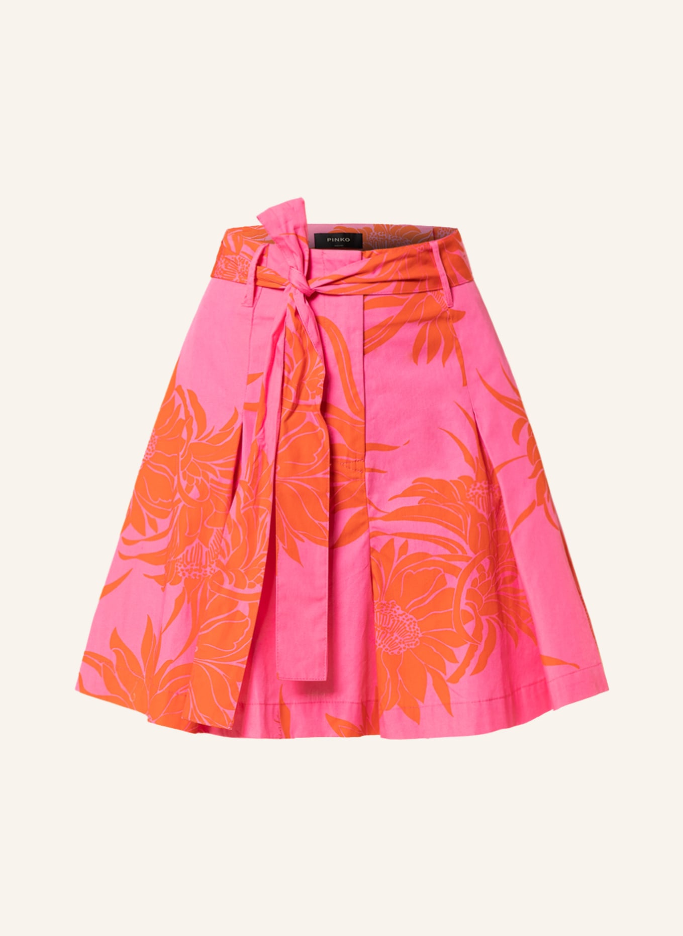 PINKO Shorts, Color: PINK/ ORANGE (Image 1)