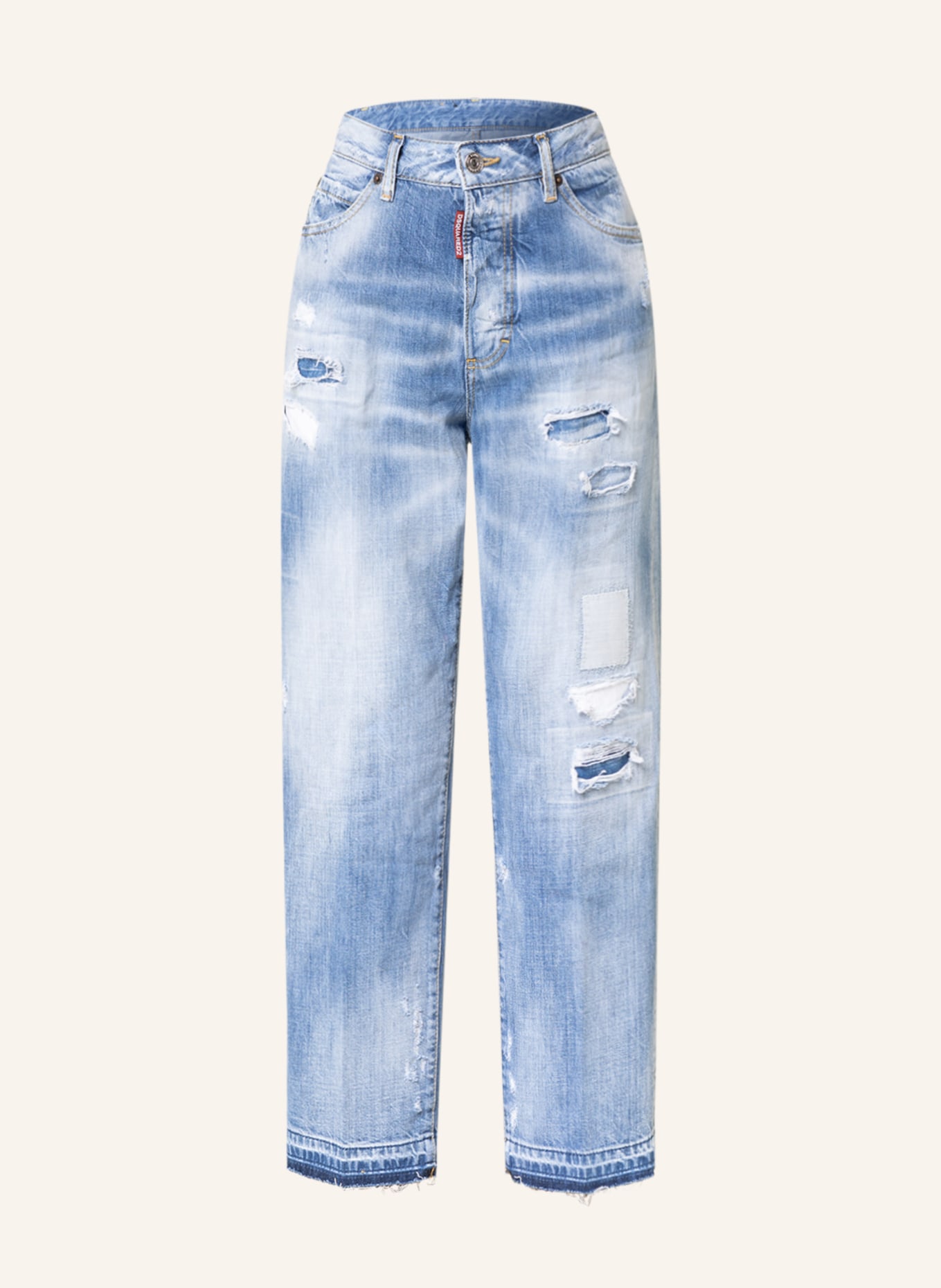 DSQUARED2 Destroyed jeans BOSTON JEAN, Color: 470 BLUE NAVY (Image 1)