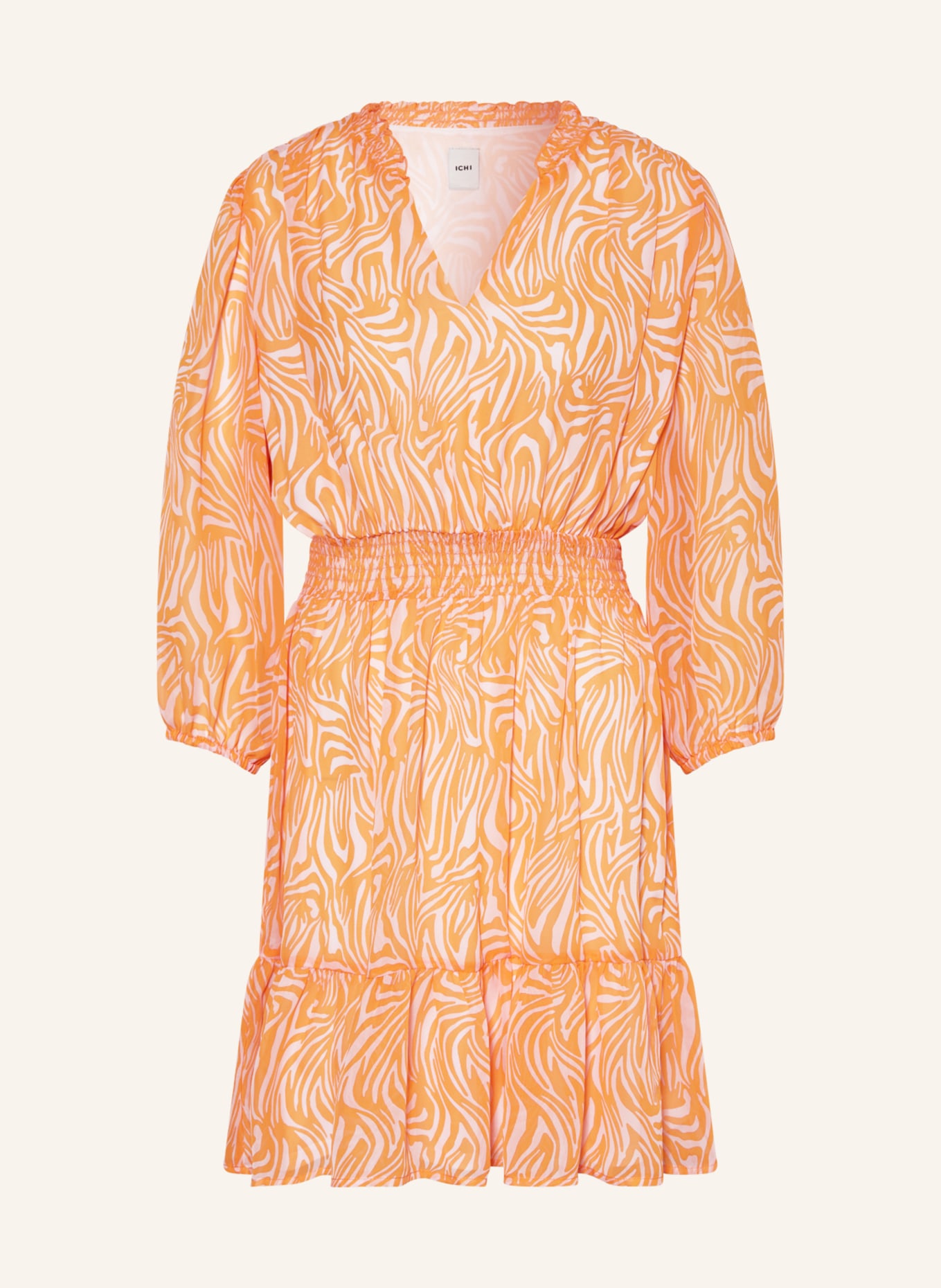 ICHI Kleid IHALLY, Farbe: HELLROSA/ HELLORANGE (Bild 1)