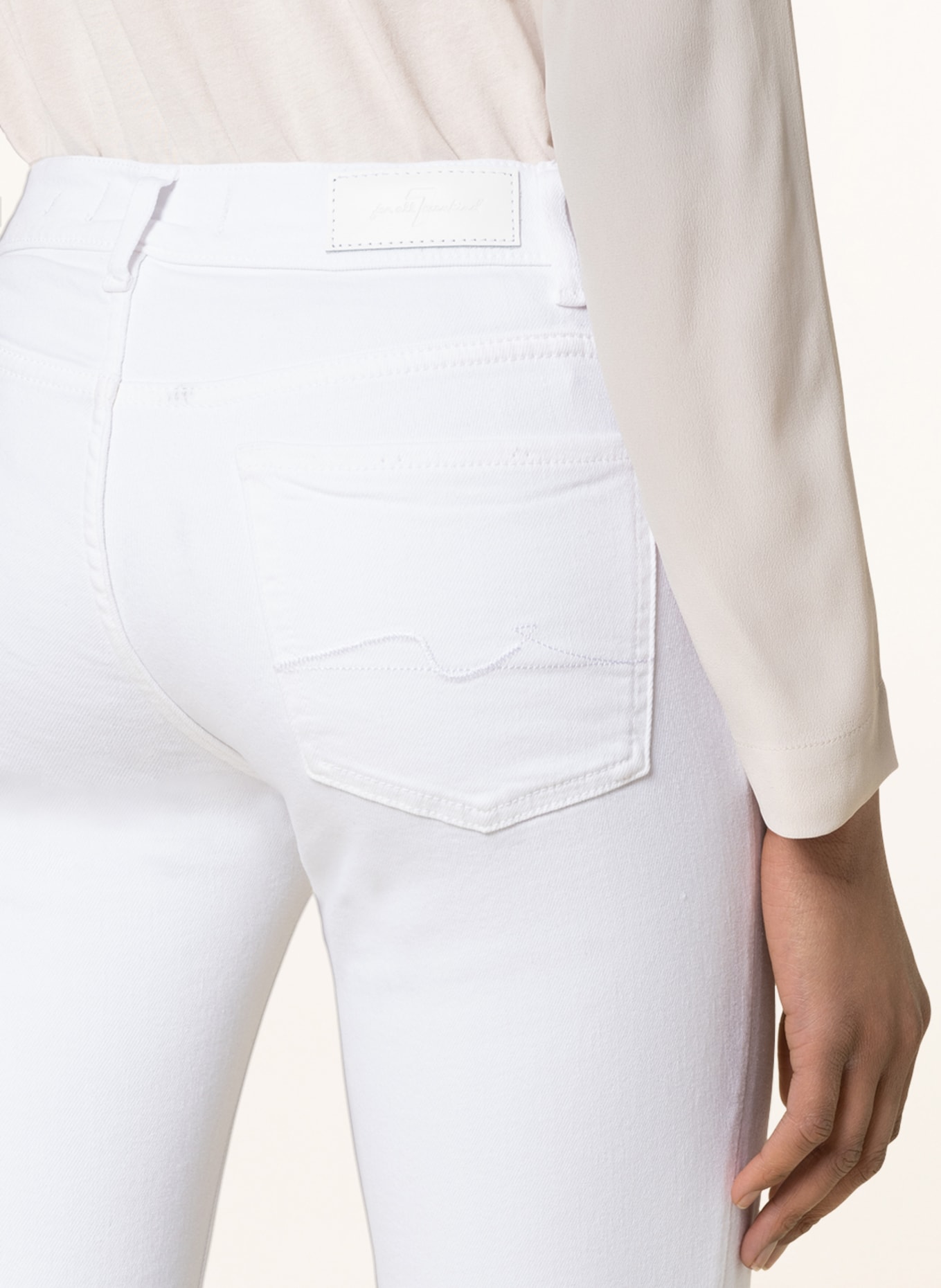 7 for all mankind 7/8 jeans ROXANNE, Color: WT WHITE (Image 5)