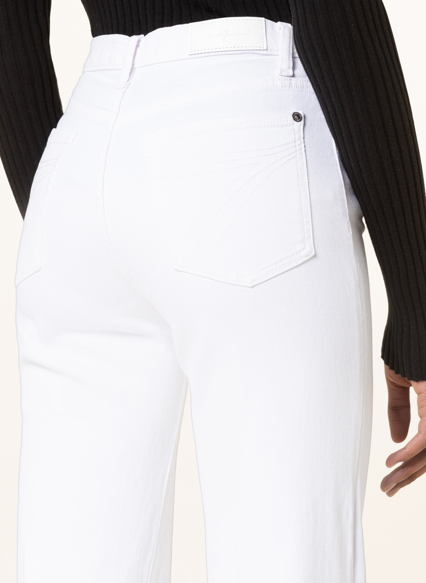 7 for all mankind Flared jeans MODERN DOJO LUXE VINTAGE, Color: WT WHITE (Image 5)
