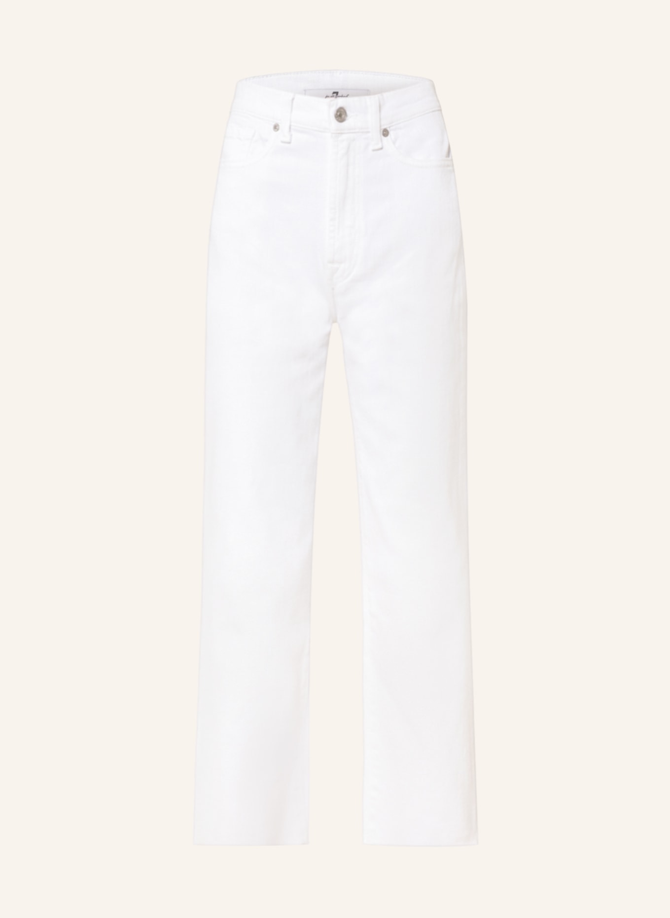 7 for all mankind 7/8 jeans LOGAN, Color: WHITE (Image 1)