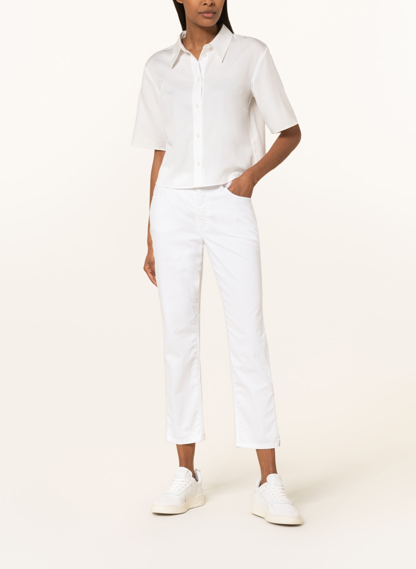 MAC 7/8-Jeans MELANIE, Farbe: 010 WHITE (Bild 2)