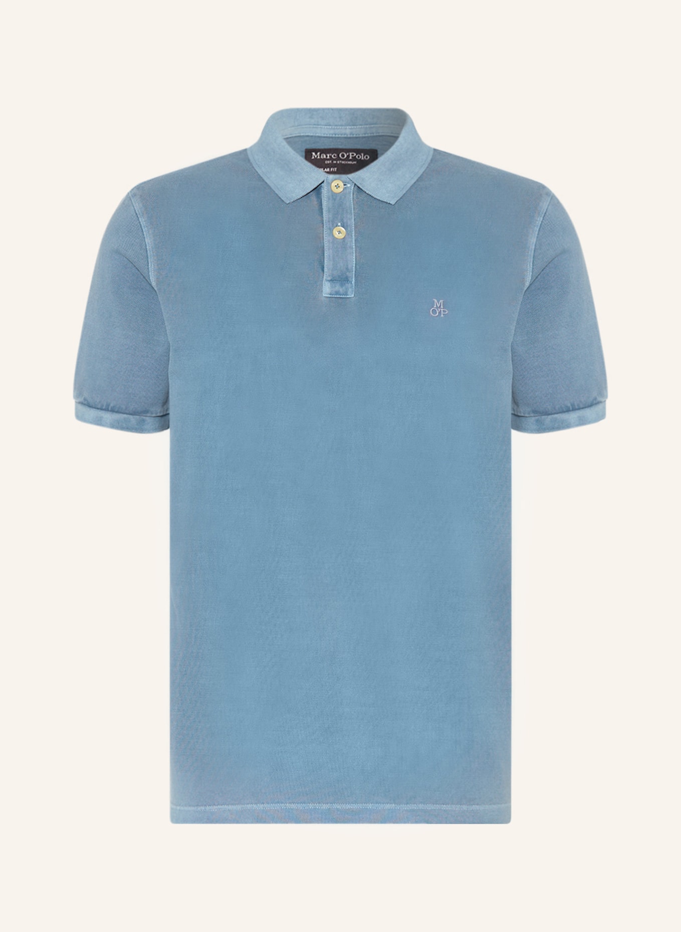 Marc O'Polo Piqué-Poloshirt, Farbe: BLAUGRAU (Bild 1)