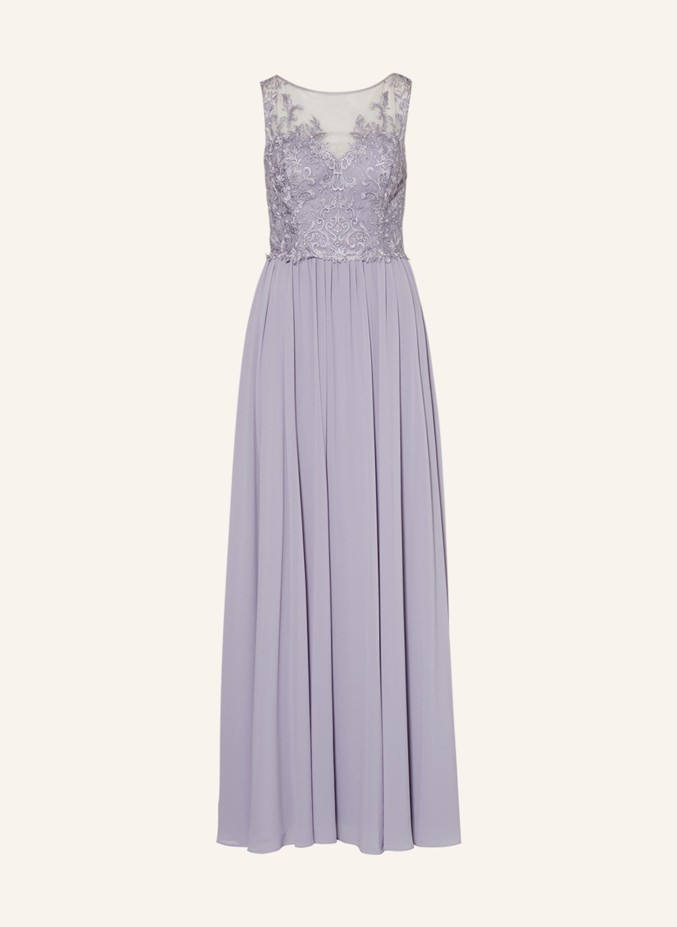 LAONA Evening dress with lace and decorative gems, Color: LIGHT BLUE (Image 1)