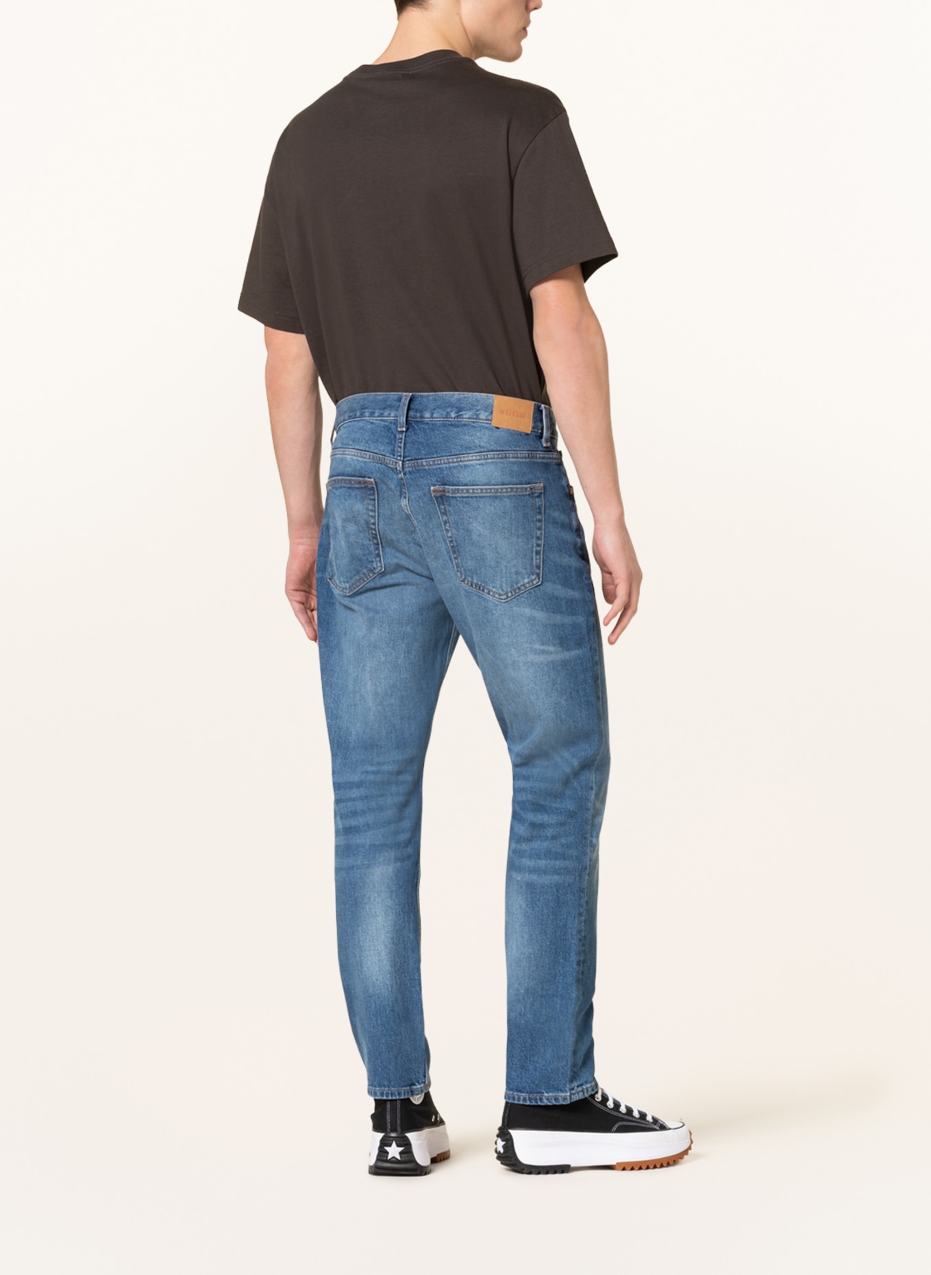 WEEKDAY Jeans EASY Regular Straight Fit, Farbe: 75-101 Wave blue (Bild 3)