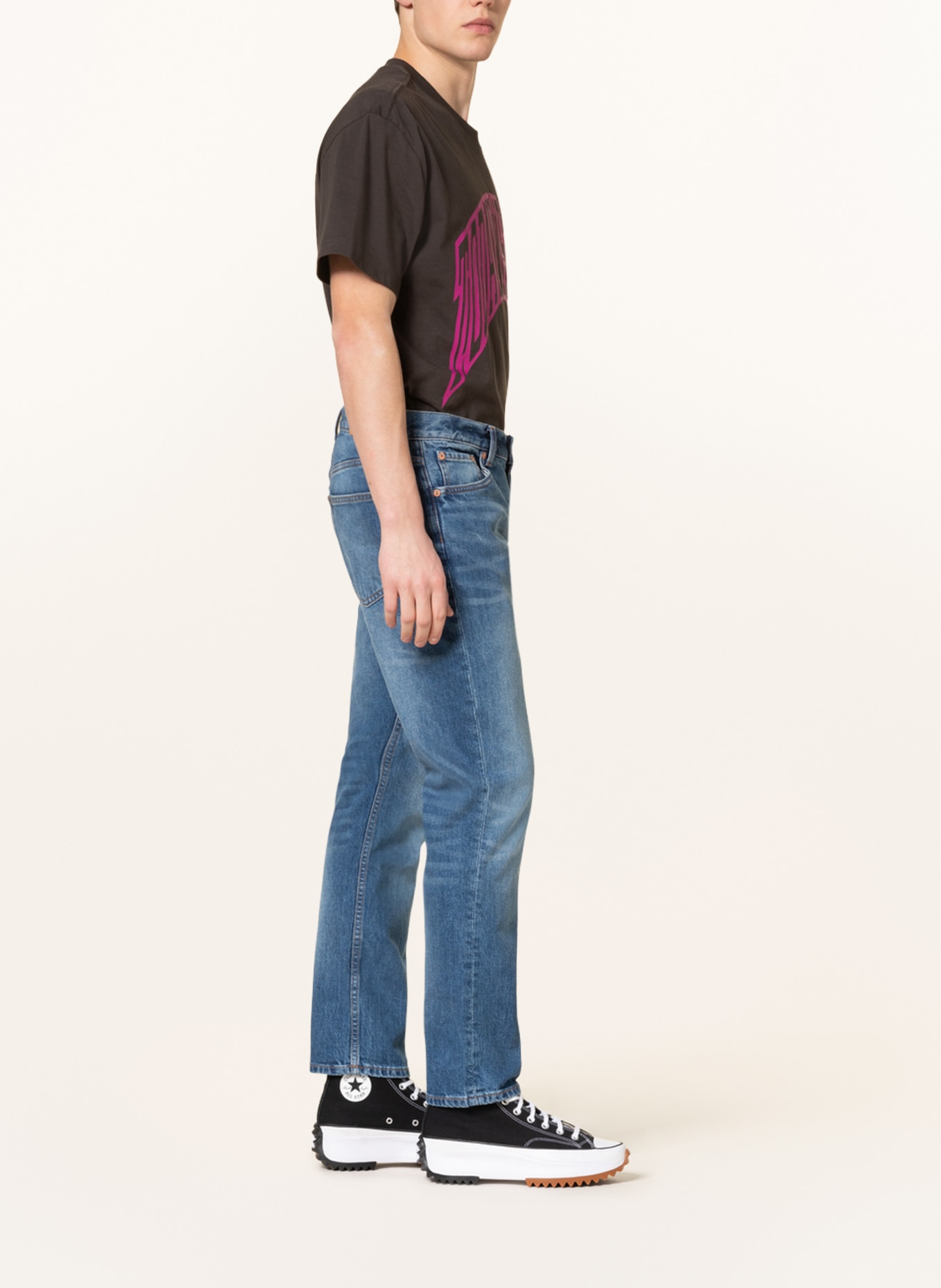 WEEKDAY Jeans EASY regular straight fit, Color: 75-101 Wave blue (Image 4)
