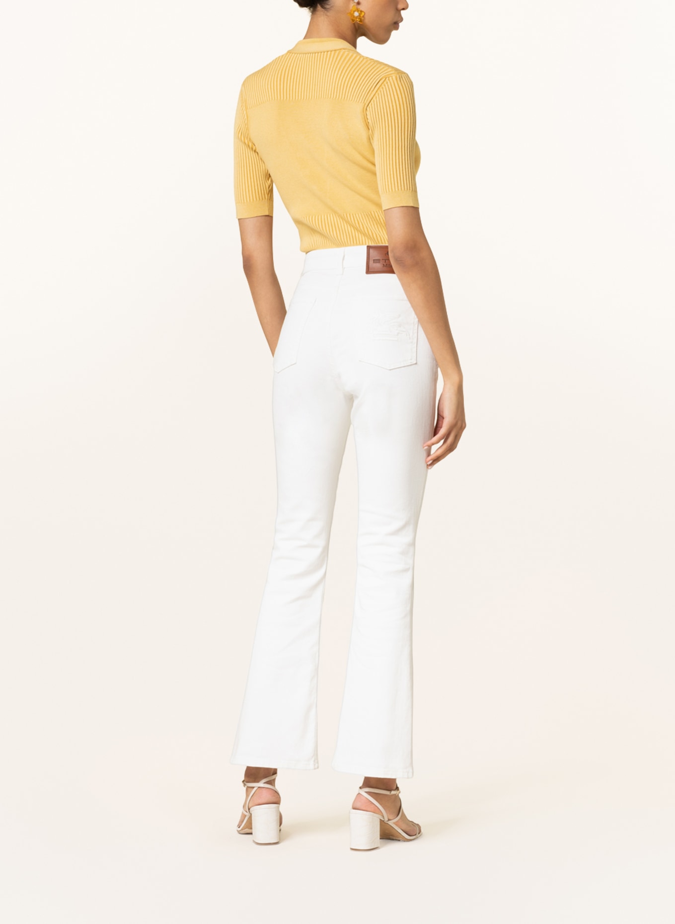 ETRO Flared jeans, Color: WHITE (Image 3)