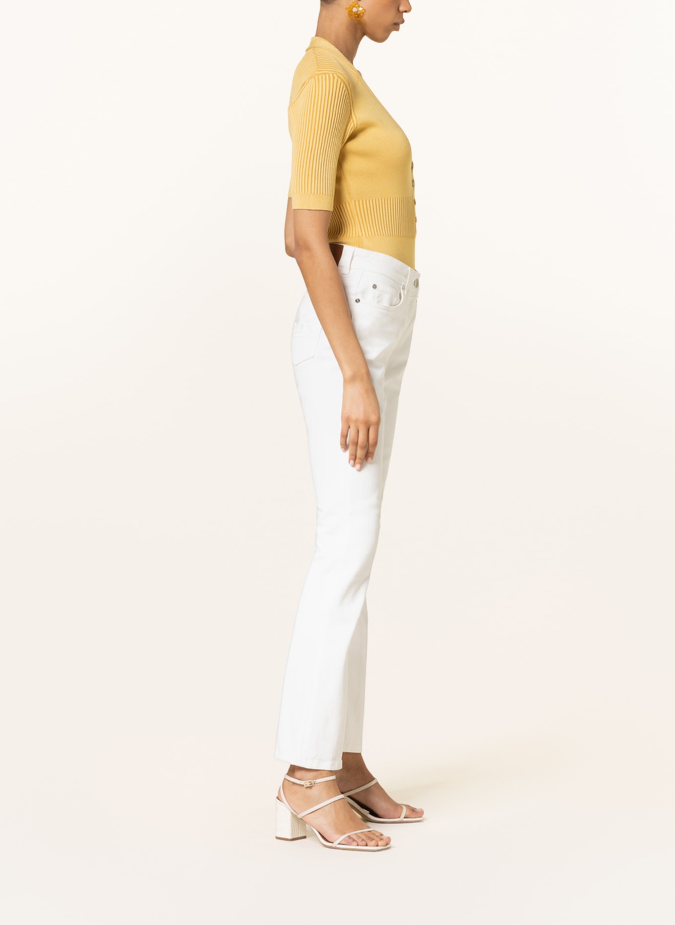 ETRO Flared jeans, Color: WHITE (Image 4)