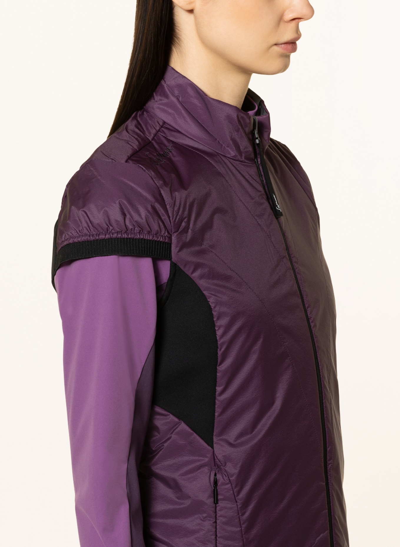 LaMunt Functional vest ANTONIA reversible with cashmere, Color: PURPLE (Image 4)