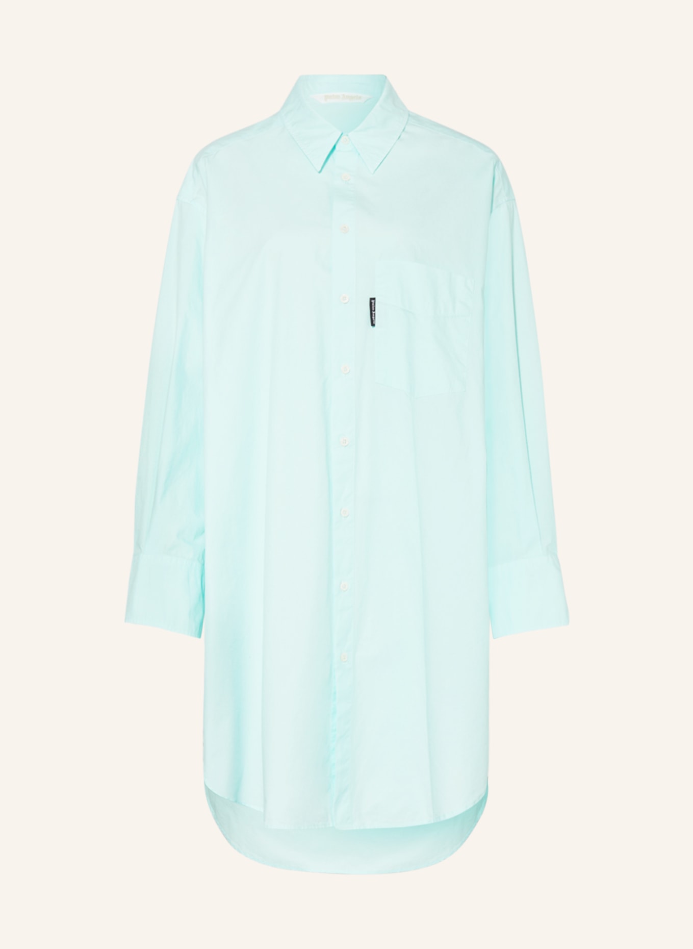 Palm Angels Shirt dress, Color: TURQUOISE (Image 1)