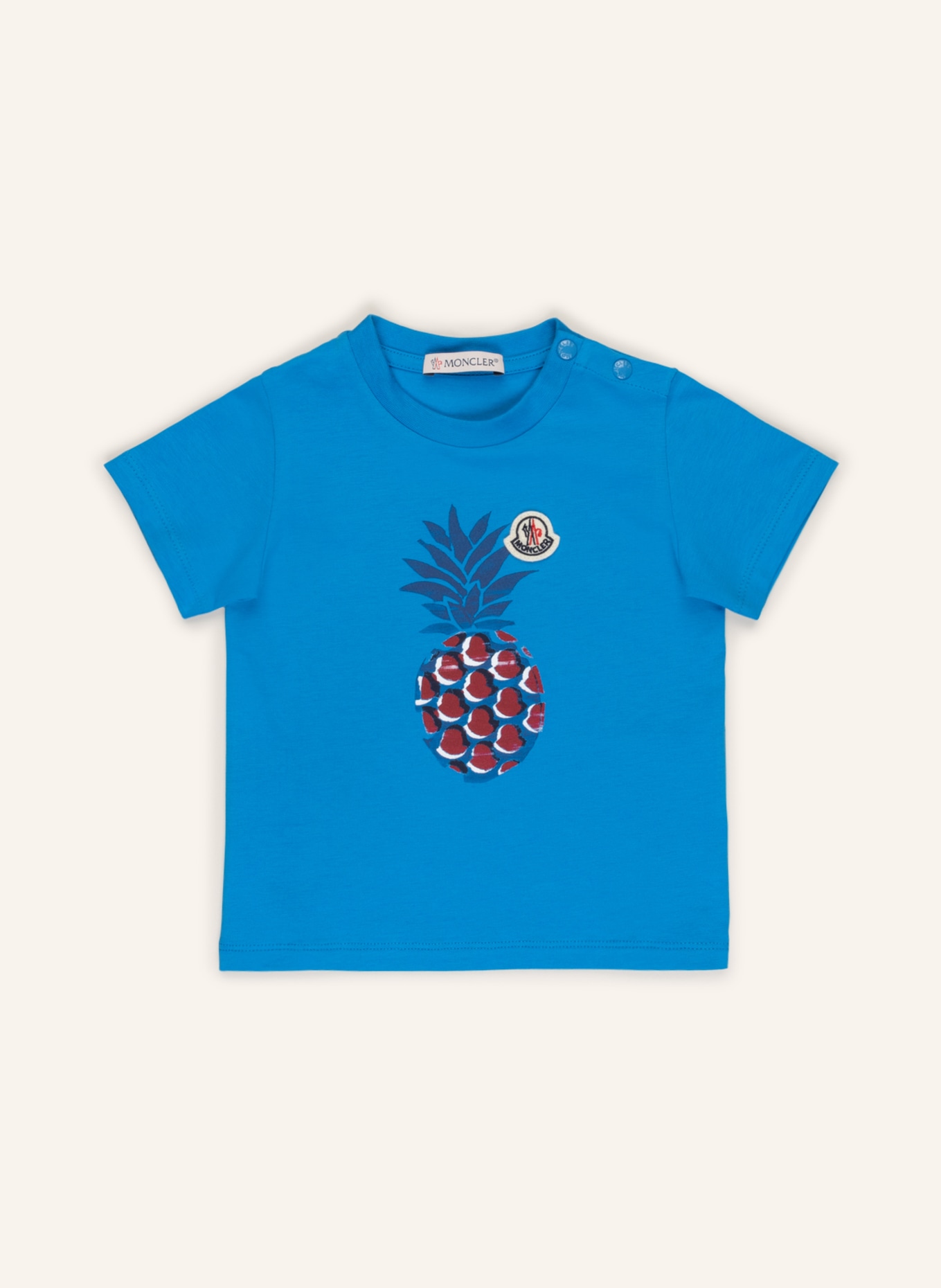 MONCLER enfant T-shirt, Kolor: NIEBIESKI (Obrazek 1)