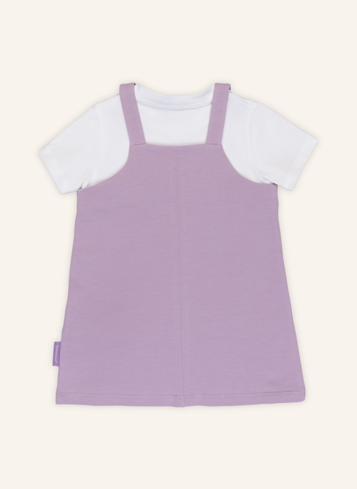 MONCLER enfant Set: T-Shirt und Kleid, Farbe: WEISS/ HELLLILA (Bild 2)