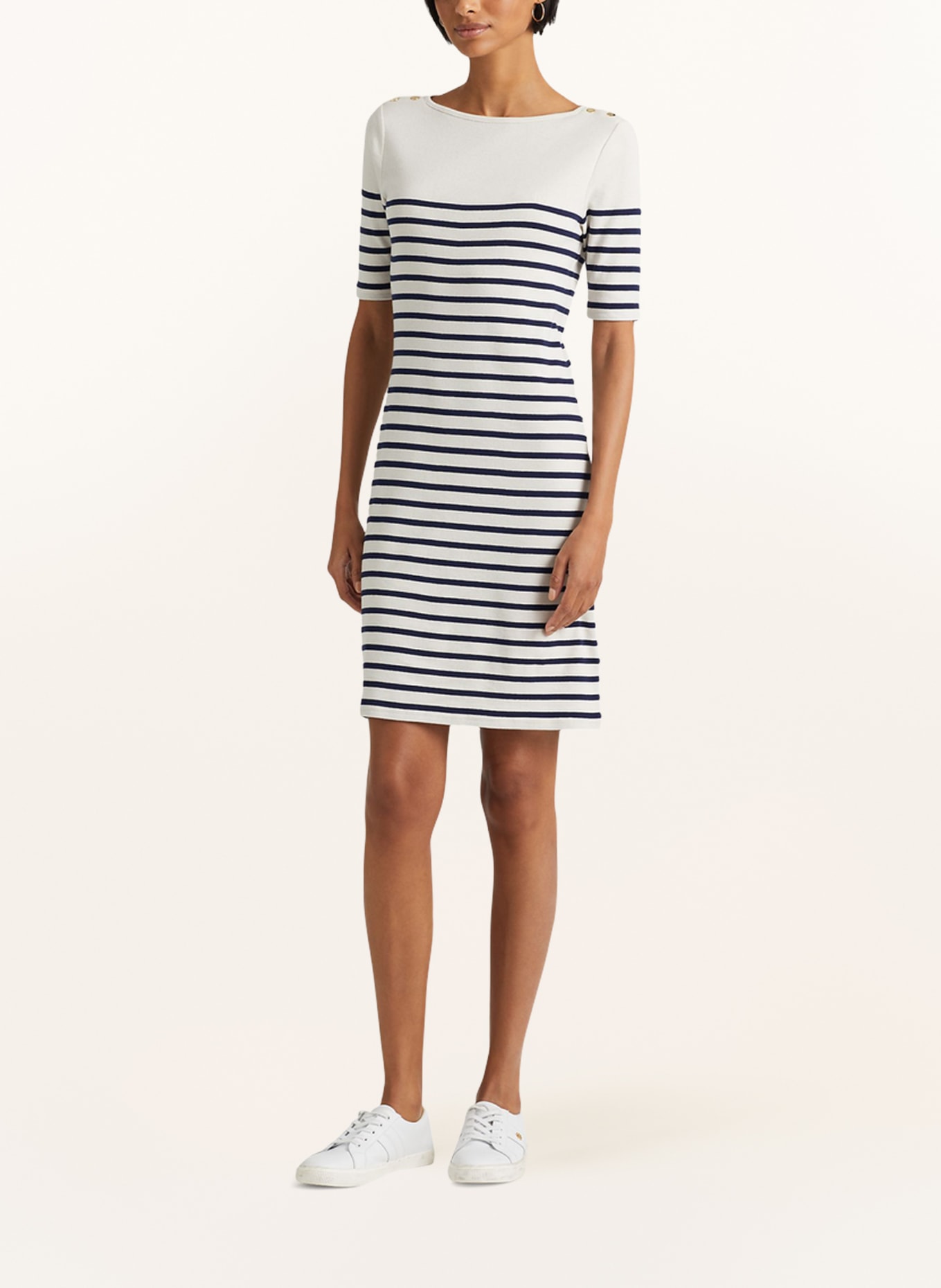 Blue and white jersey dress 2025