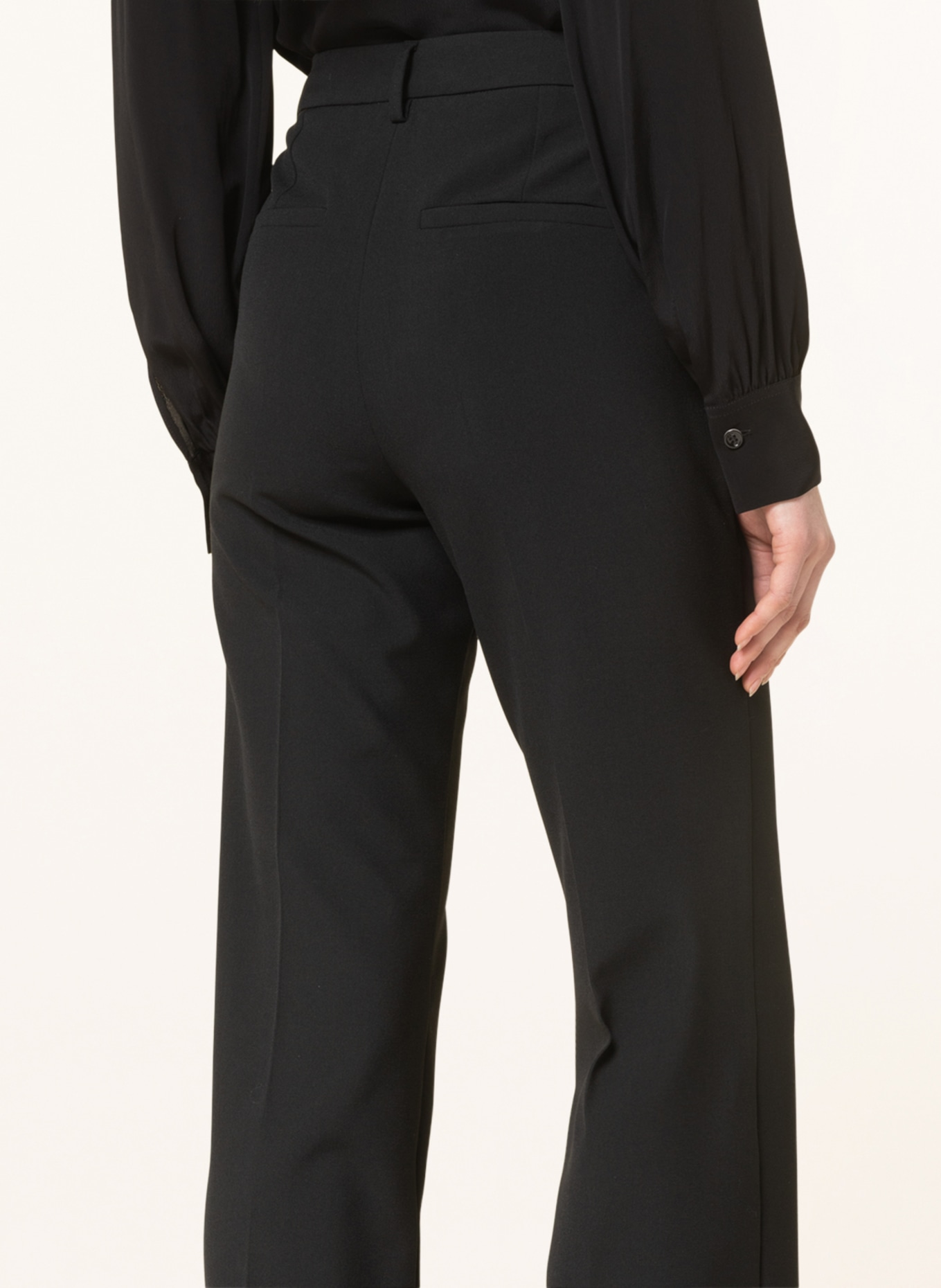 MARELLA Wide leg trousers MORENA, Color: BLACK (Image 5)
