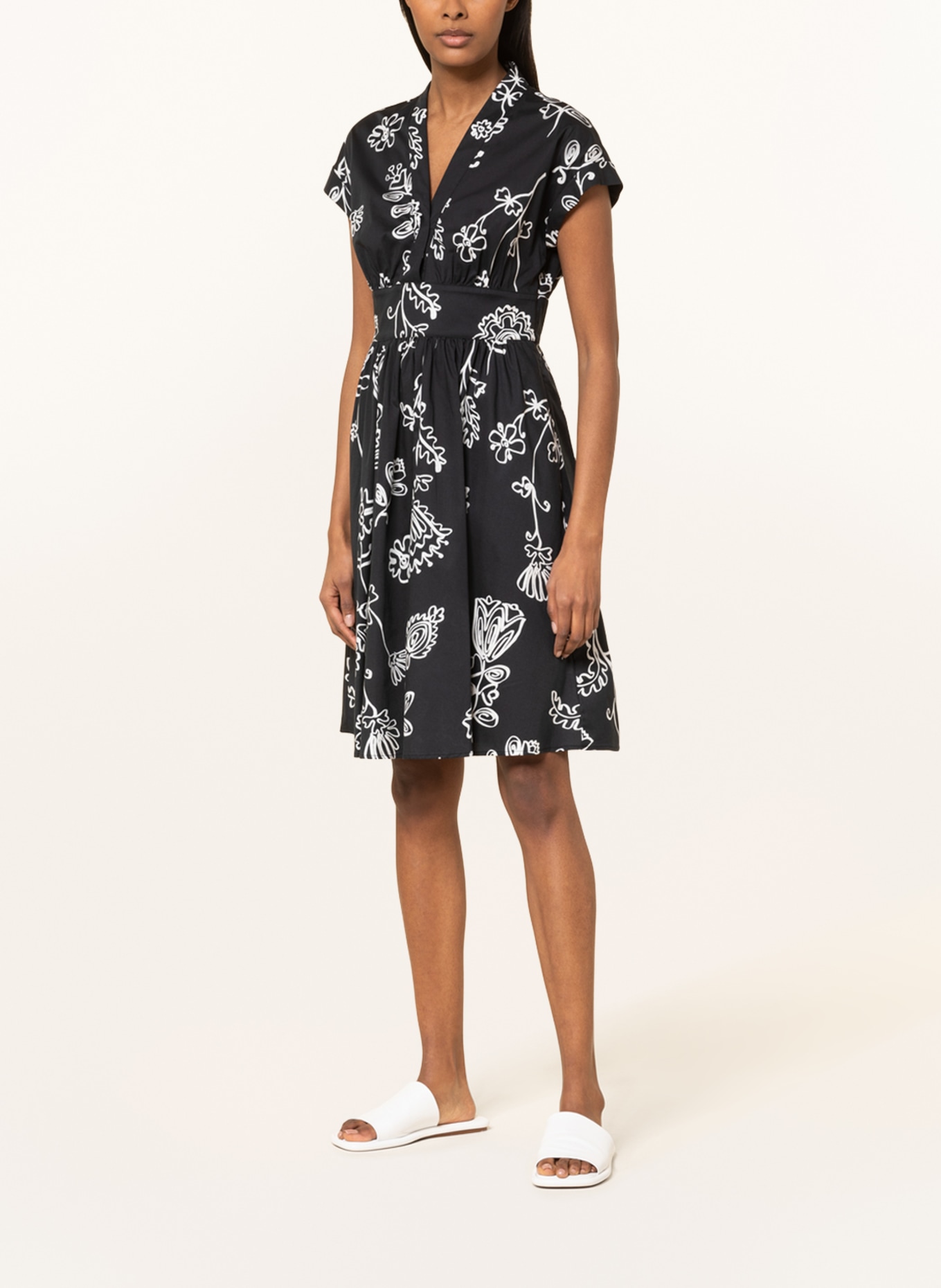 Marella black and white dress online