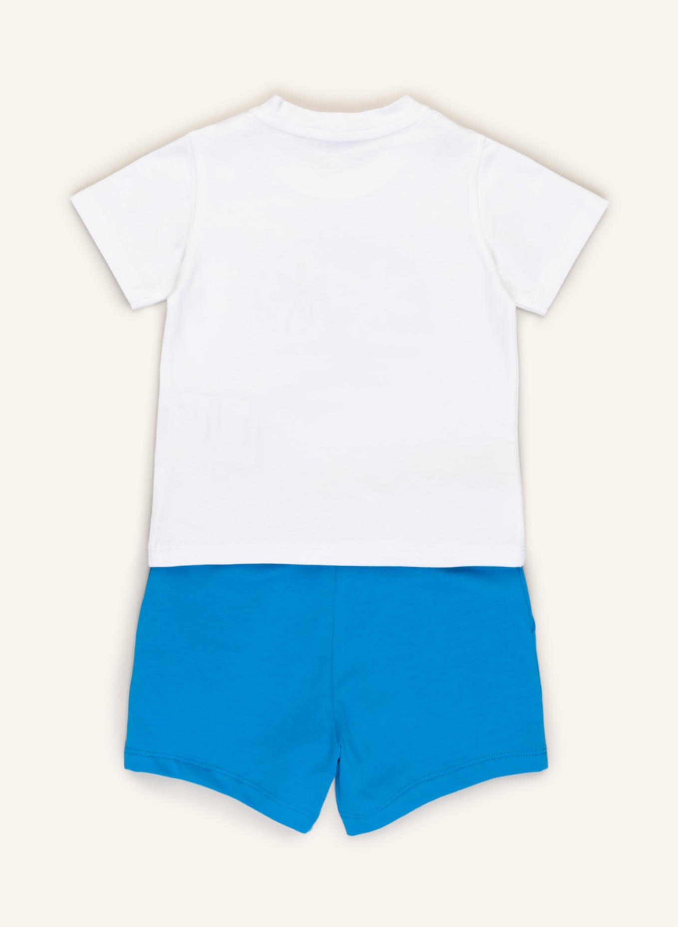 MONCLER enfant Zestaw: T-shirt i szorty, Kolor: BIAŁY/ NIEBIESKI (Obrazek 2)