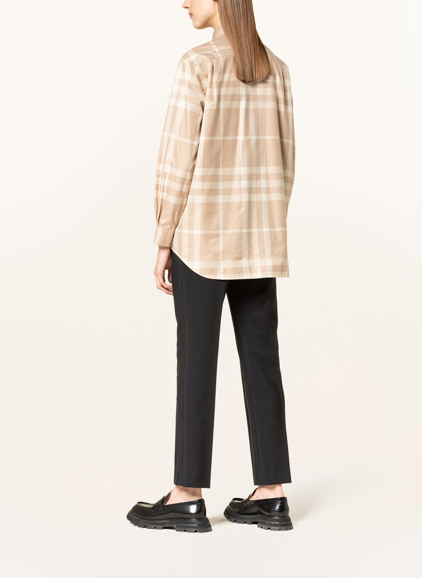 BURBERRY Shirt blouse IVANNA, Color: BEIGE/ LIGHT BROWN (Image 3)
